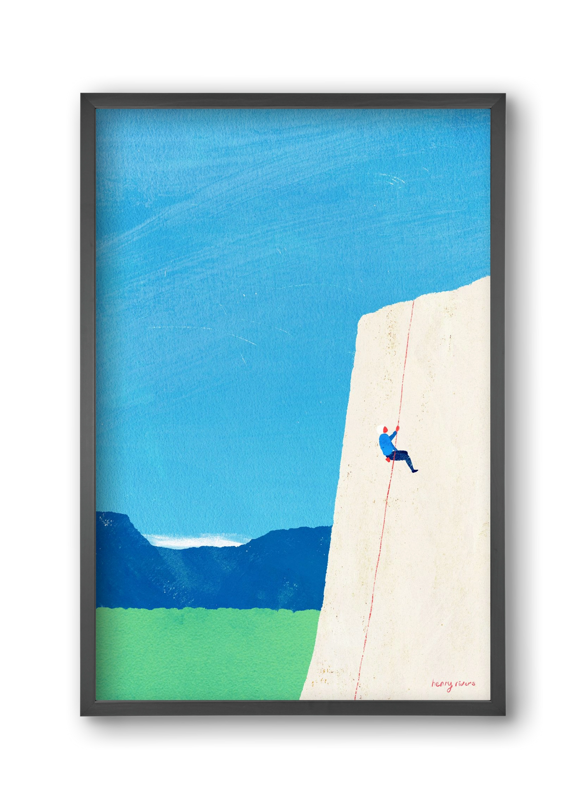 The ascent, 30x45 cm (30x45 cm), Fekete keret