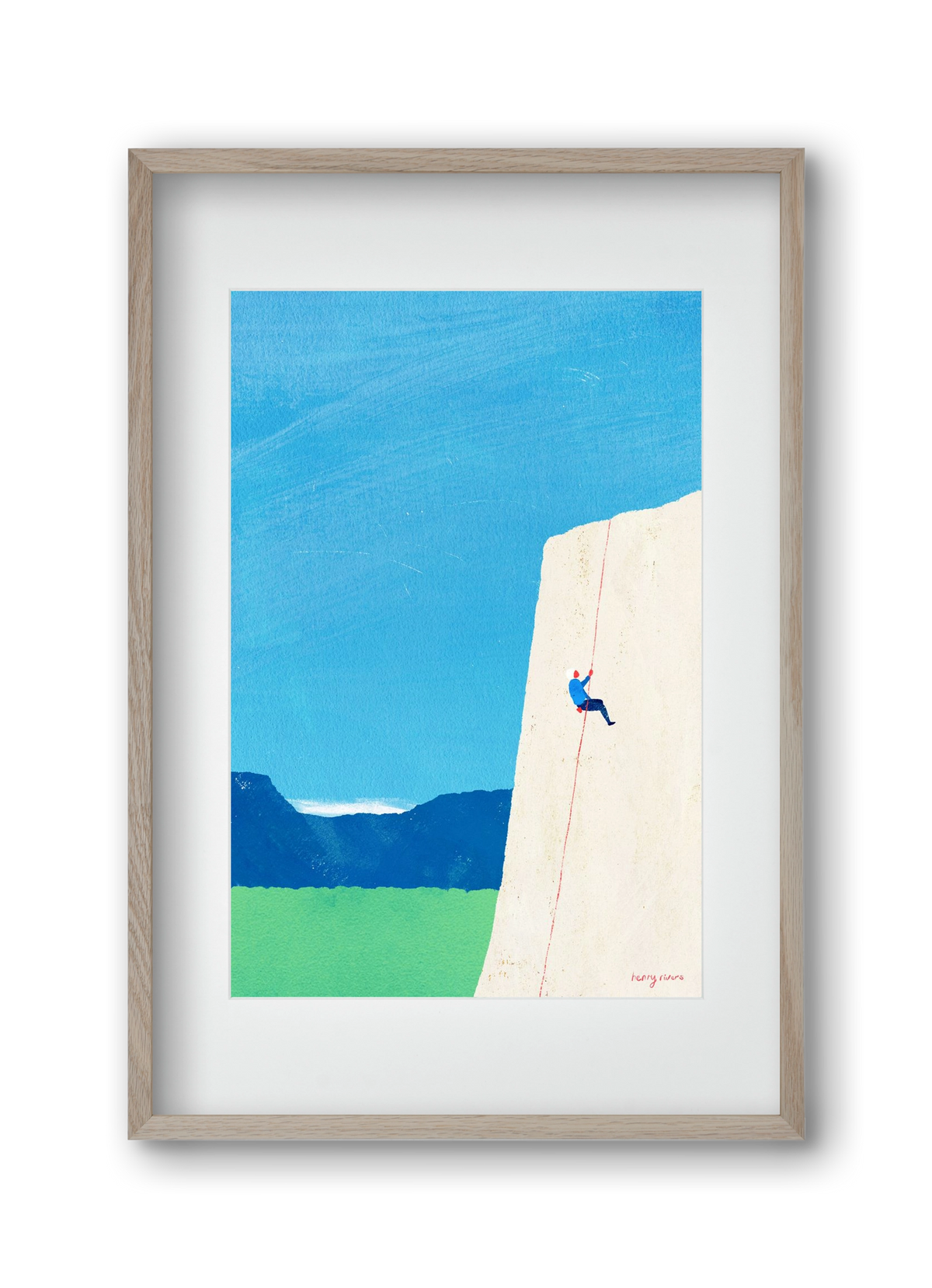 The ascent, 30x45 cm (20x30 cm), Tölgy keret, paszpartuval