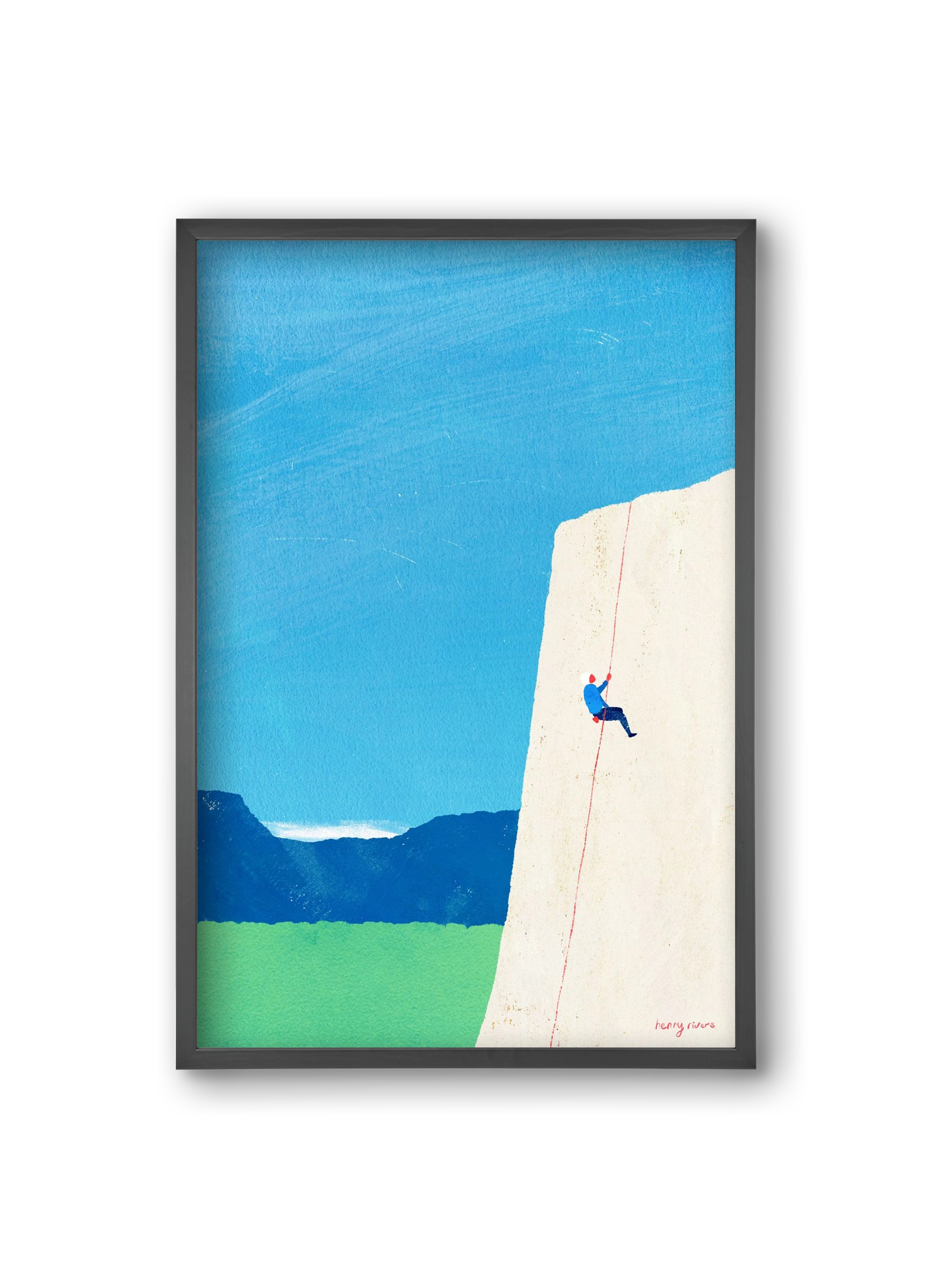 The ascent, 20x30 cm (20x30 cm), Fekete keret