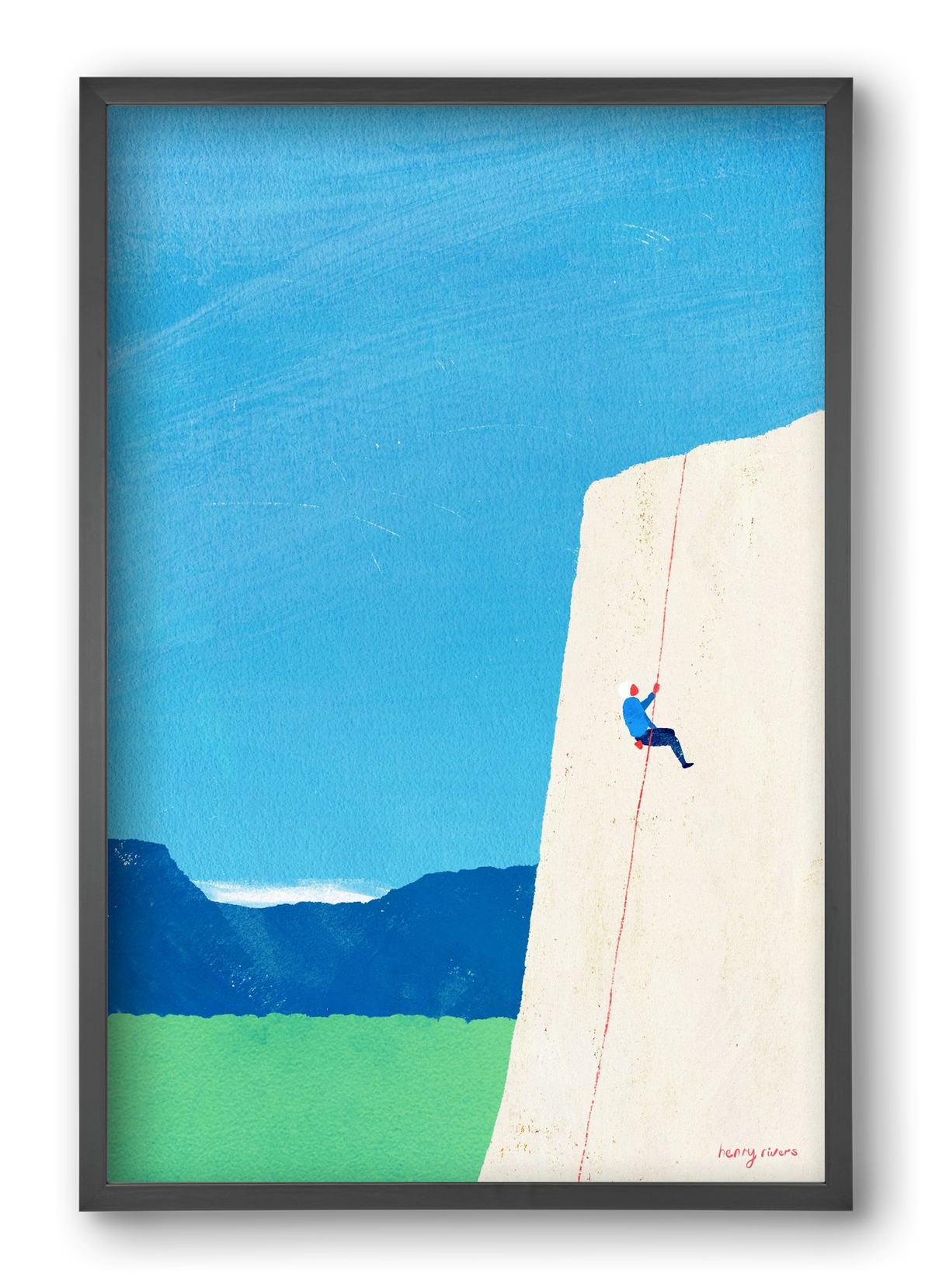 The ascent, 40x60 cm (40x60 cm), Fekete keret