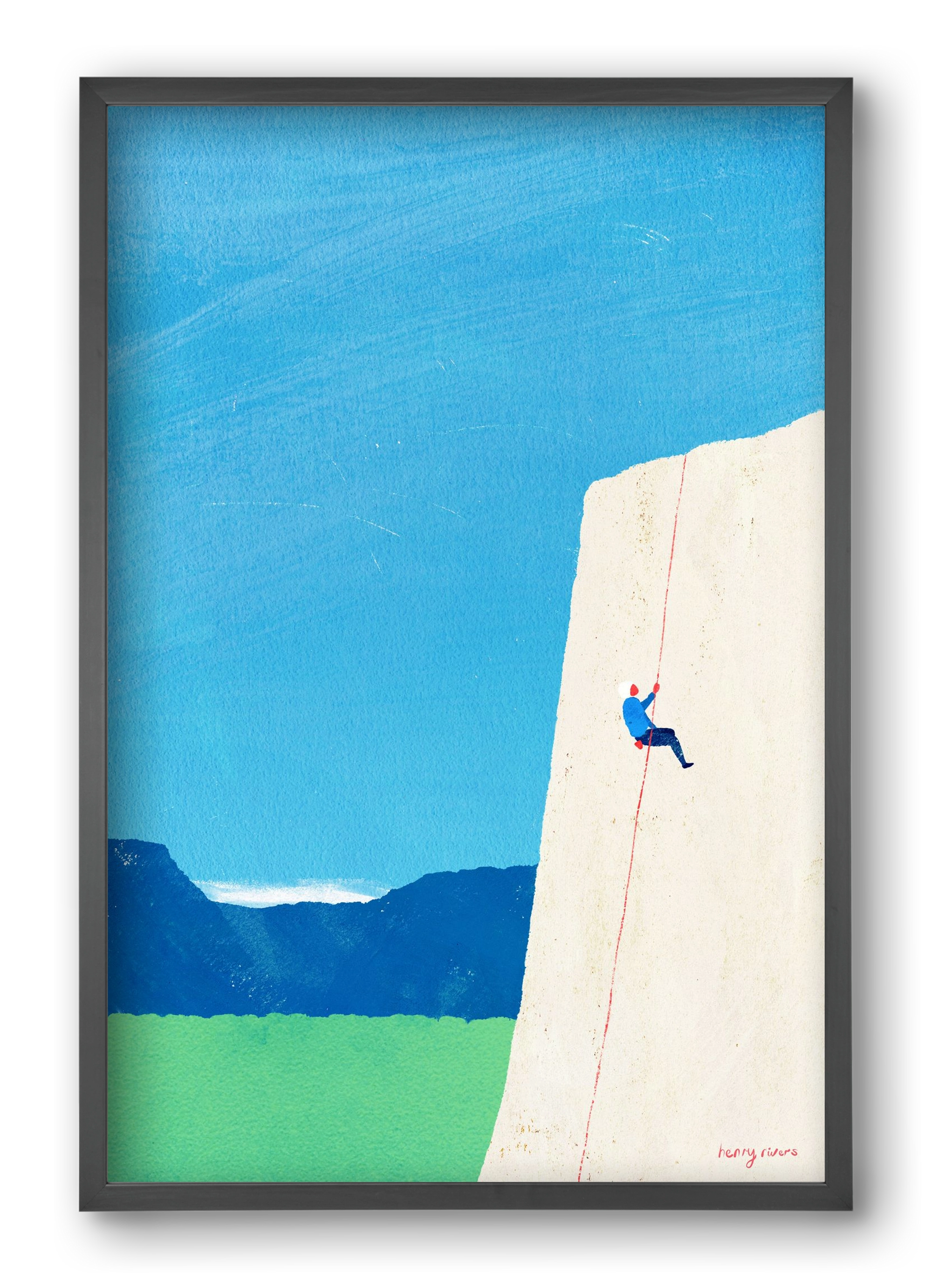 The ascent, 40x60 cm (40x60 cm), Fekete keret