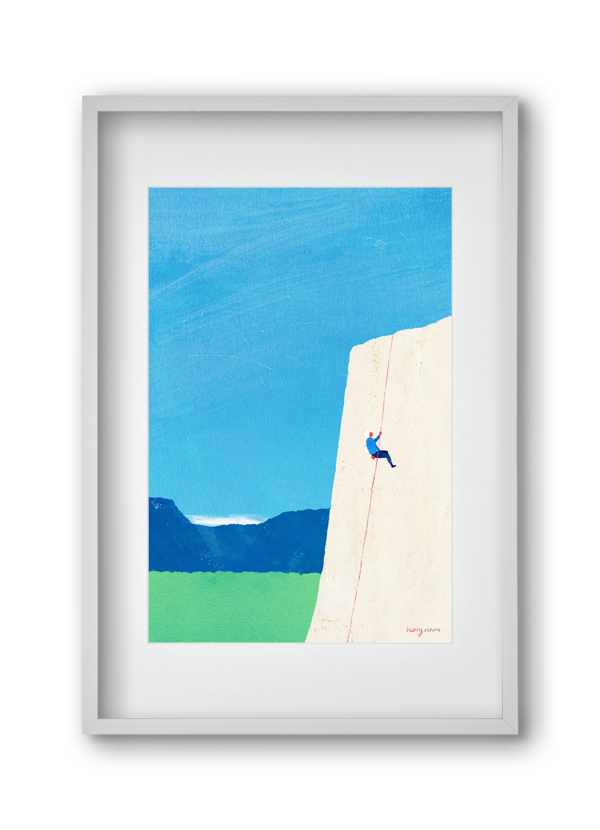 The ascent, 30x45 cm (20x30 cm), Fehér keret, paszpartuval