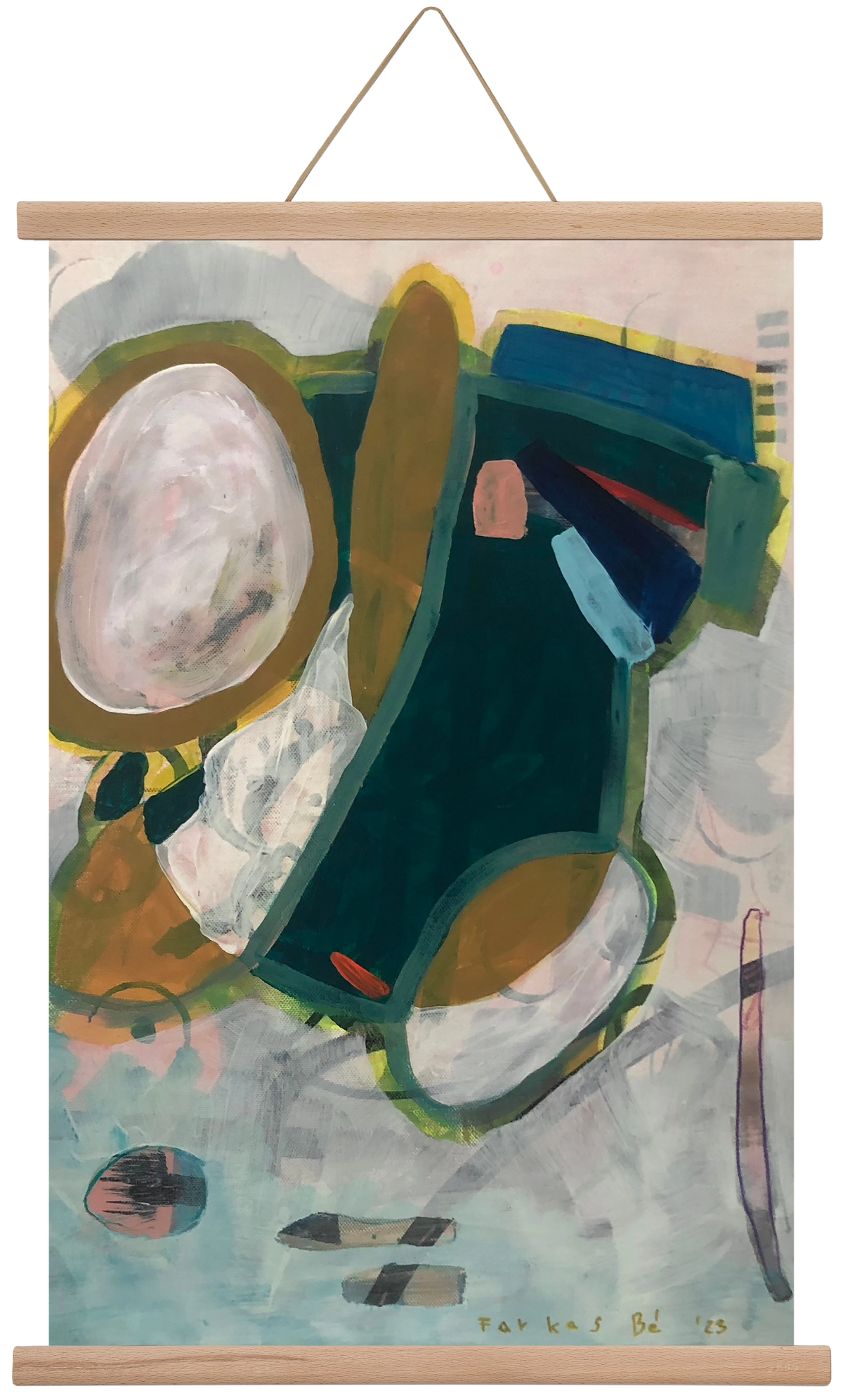 Flat Vesta, 40x60 cm (40x60 cm), Tölgy akasztó