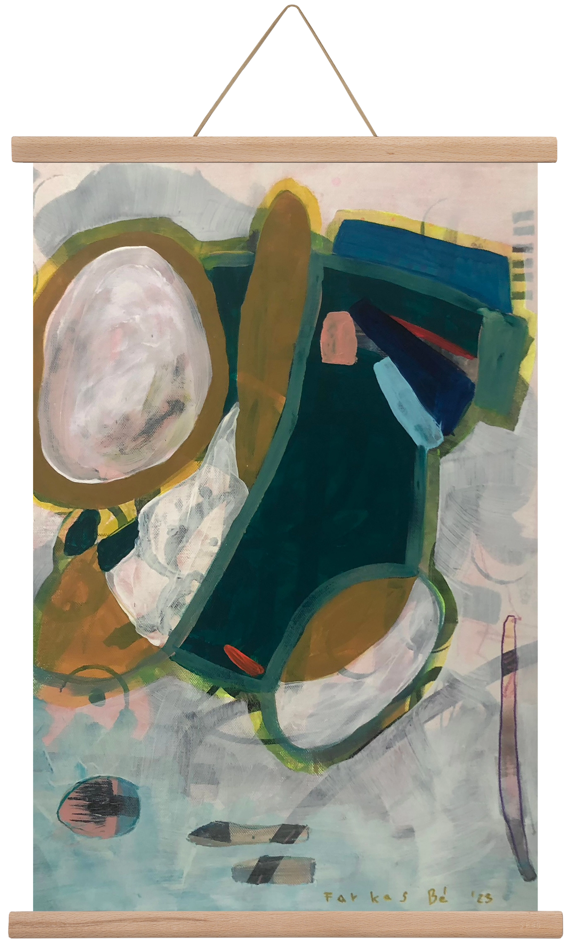 Flat Vesta, 40x60 cm (40x60 cm), Tölgy akasztó