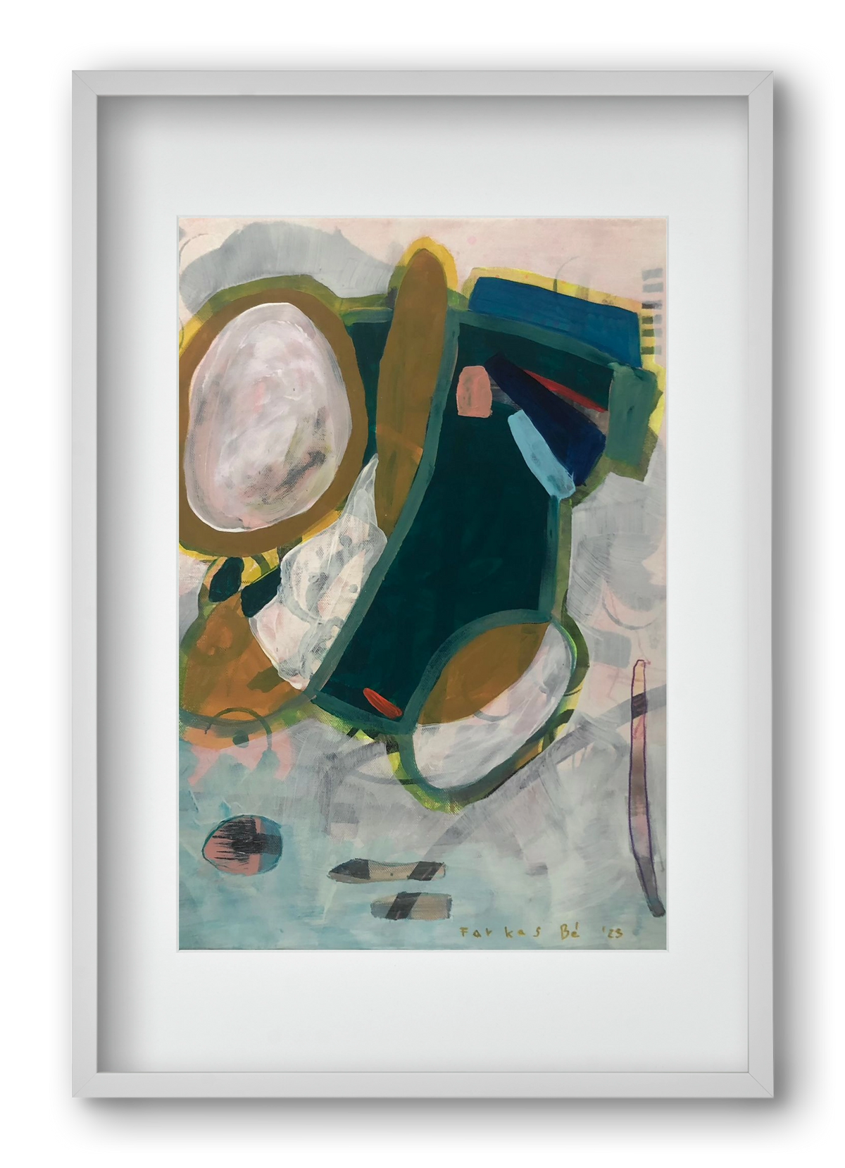 Flat Vesta, 40x60 cm (30x45 cm), Fehér keret, paszpartuval