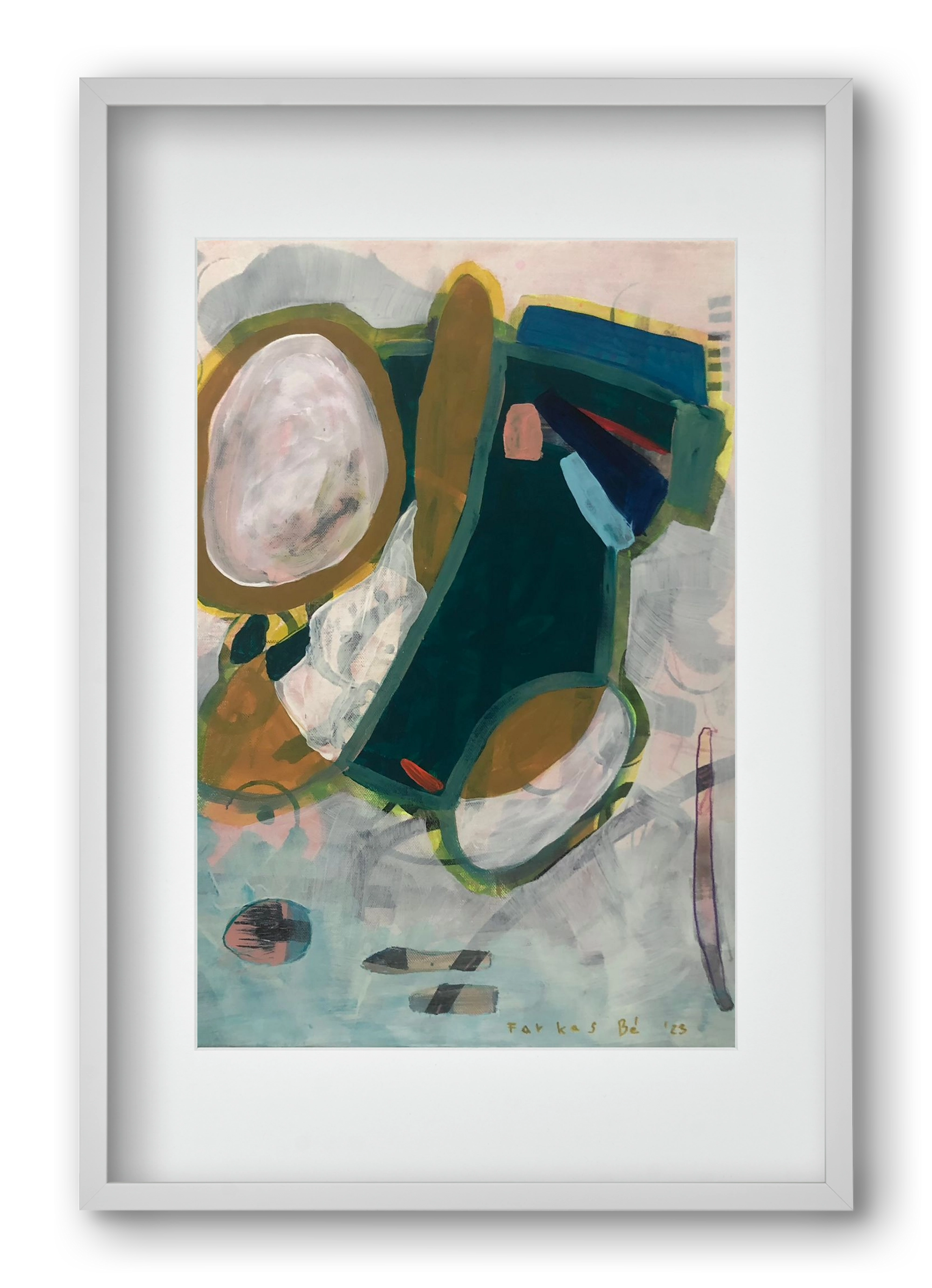 Flat Vesta, 40x60 cm (30x45 cm), Fehér keret, paszpartuval