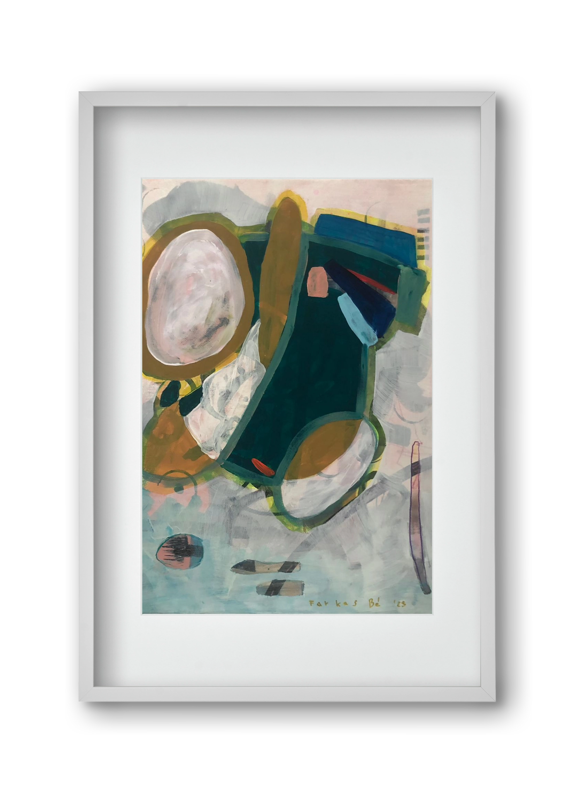 Flat Vesta, 30x45 cm (20x30 cm), Fehér keret, paszpartuval