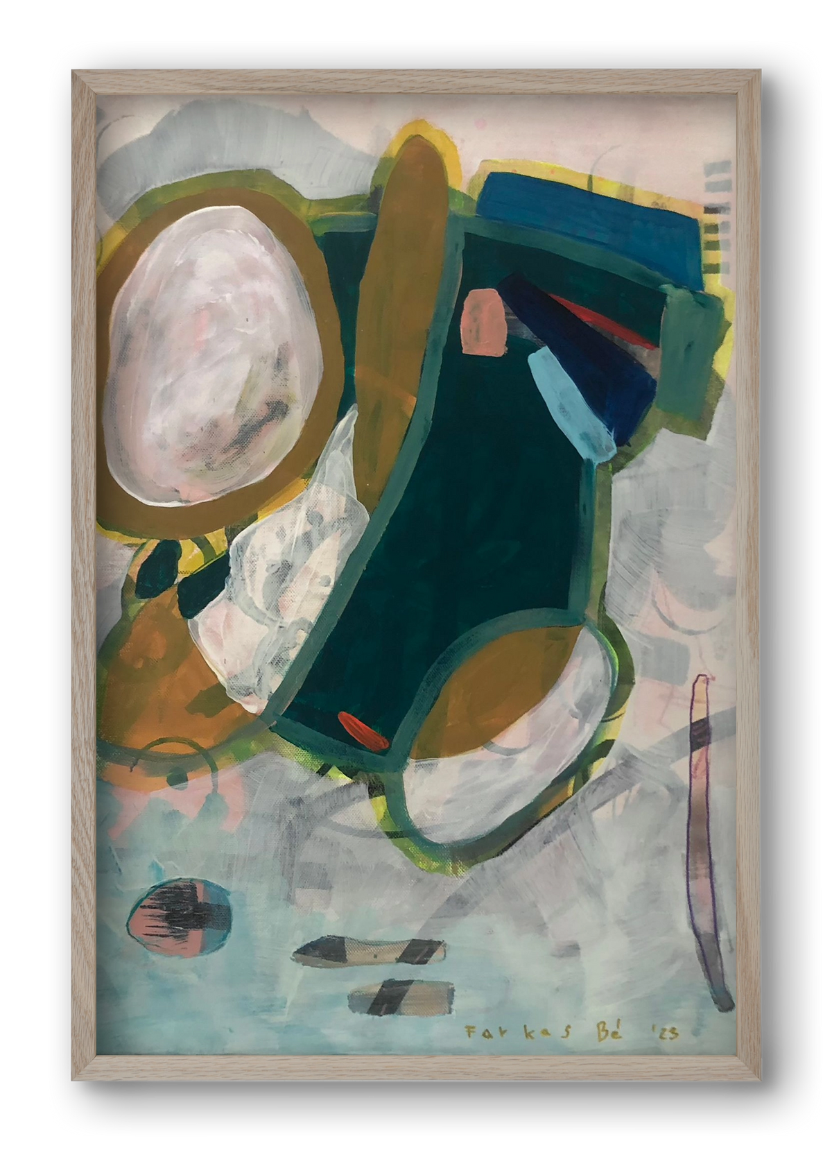 Flat Vesta, 40x60 cm (40x60 cm), Tölgy keret