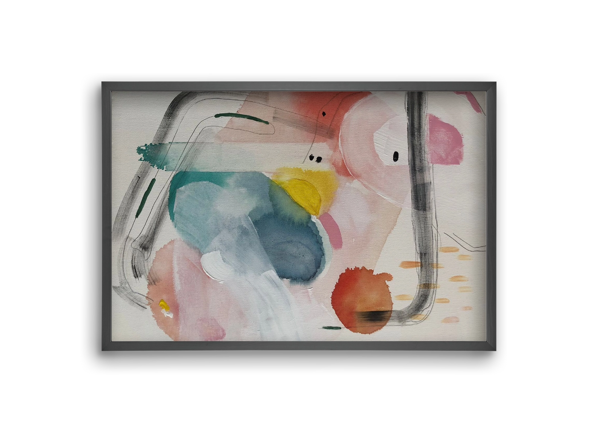 I scream for ice cream, 30x20 cm (30x20 cm), Fekete keret