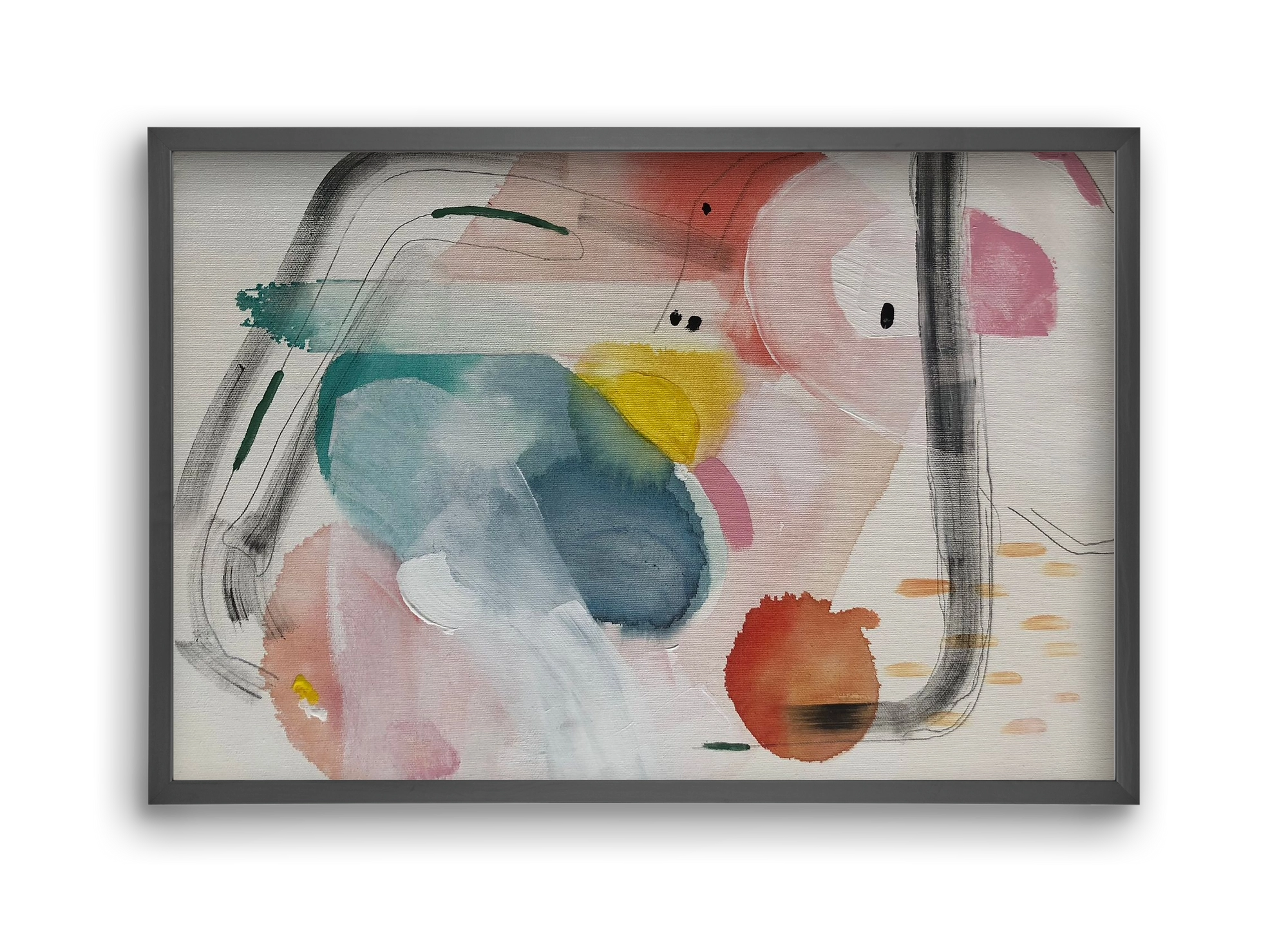 I scream for ice cream, 45x30 cm (45x30 cm), Fekete keret