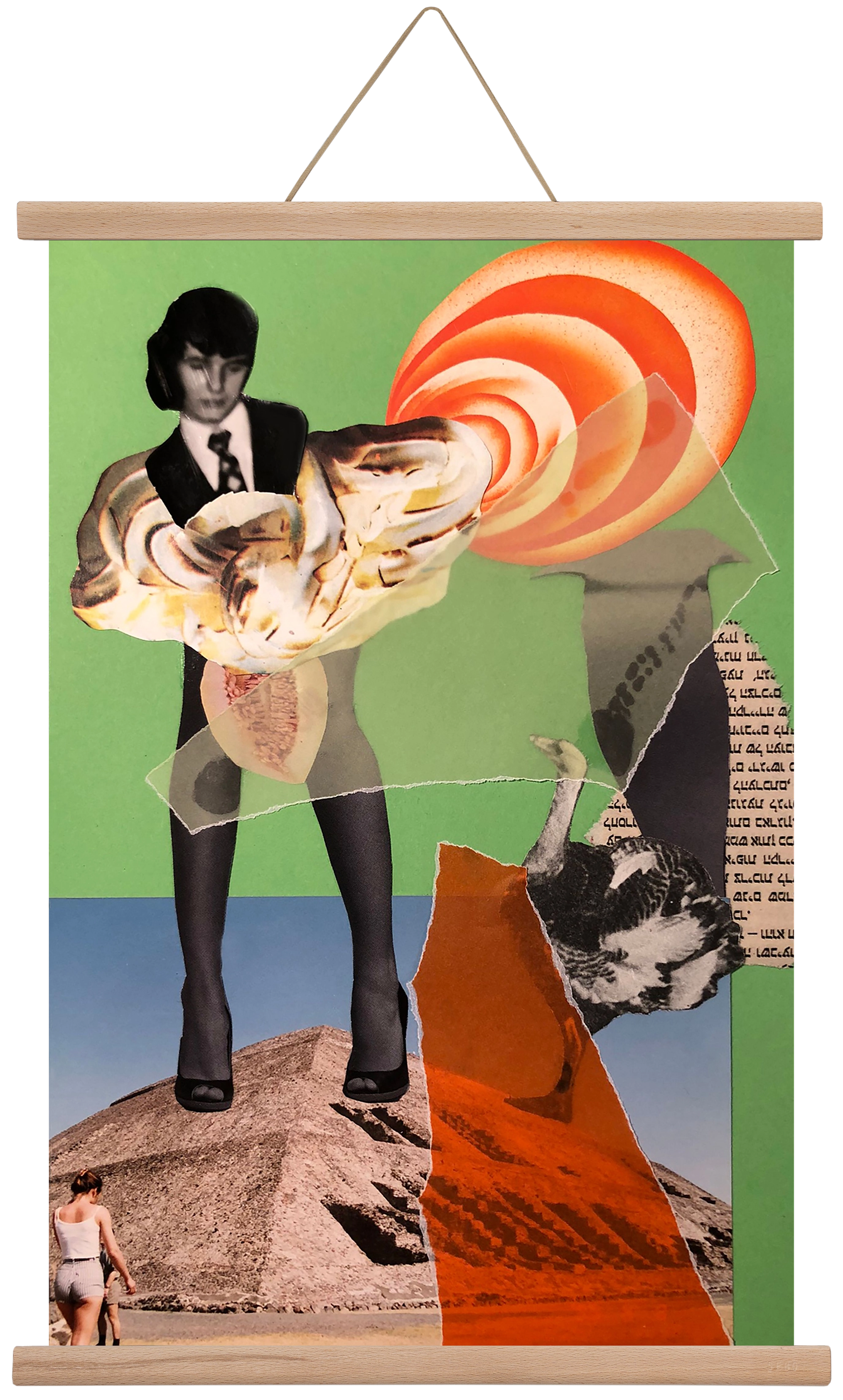 Can I come, 40x60 cm (40x60 cm), Tölgy akasztó