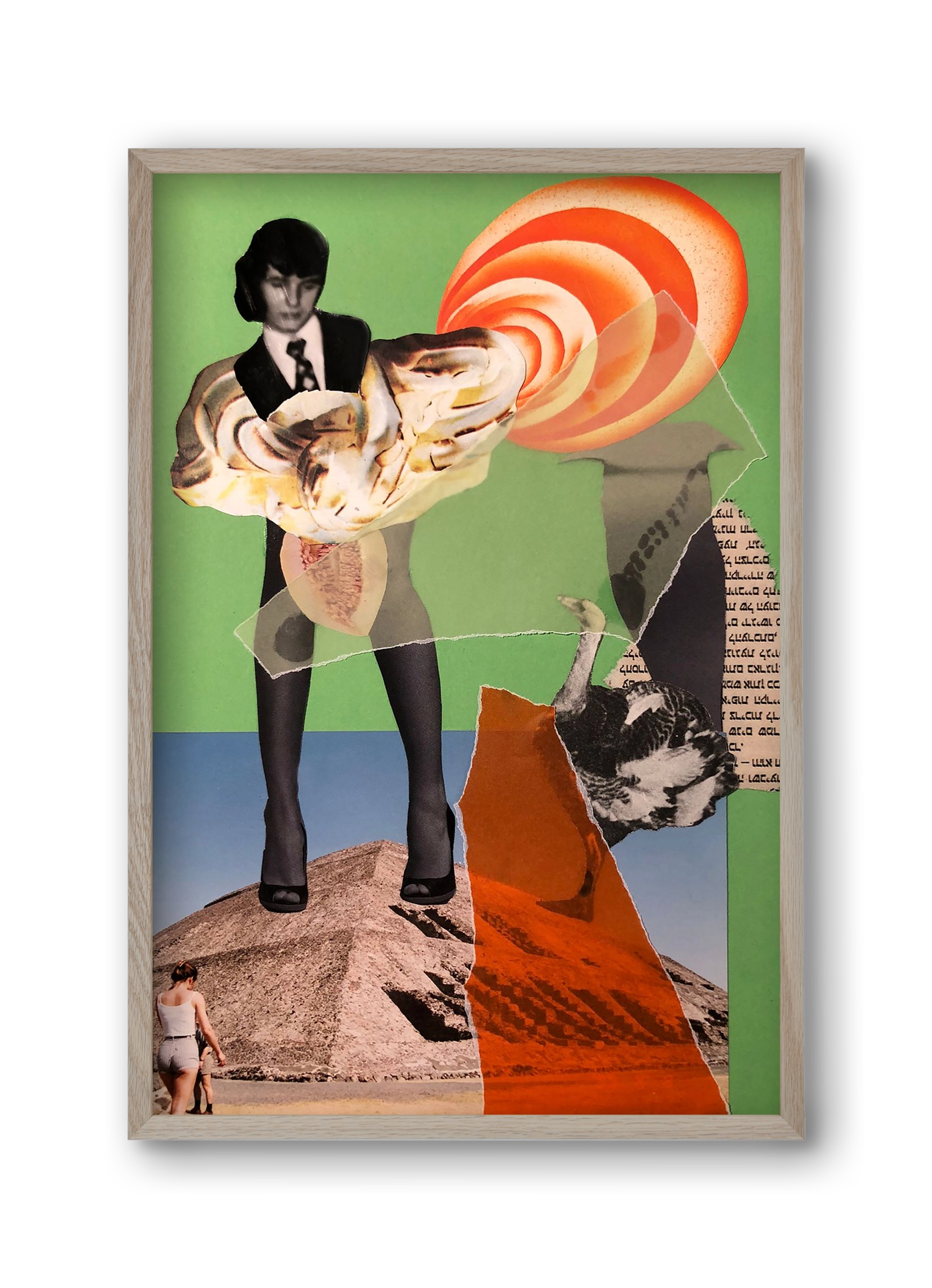 Can I come, 30x45 cm (30x45 cm), Tölgy keret