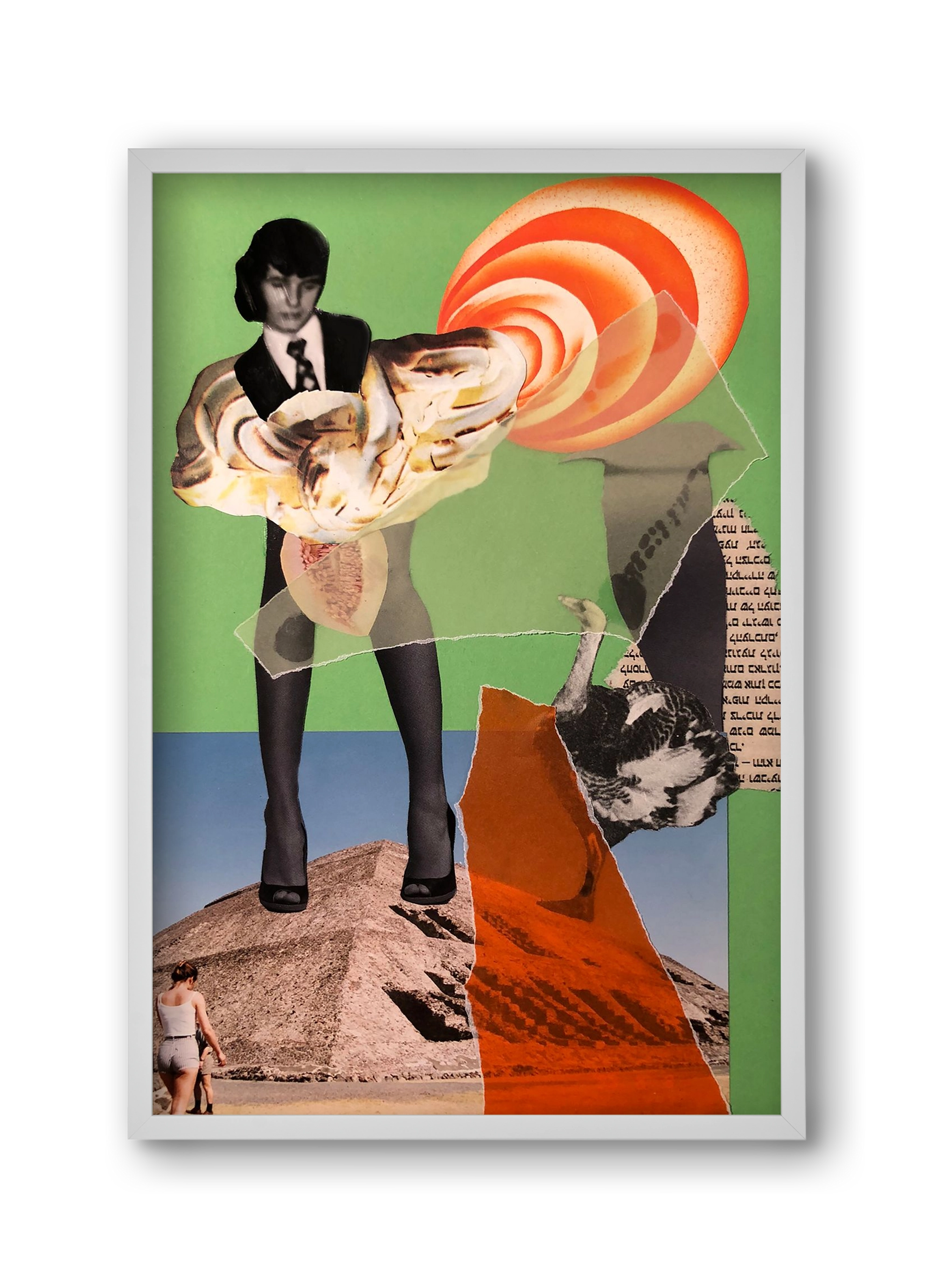 Can I come, 30x45 cm (30x45 cm), Fehér keret