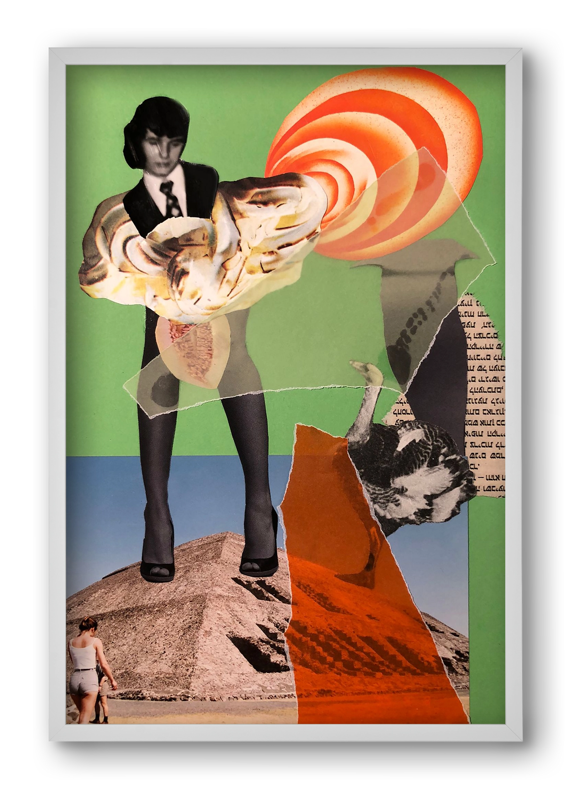 Can I come, 40x60 cm (40x60 cm), Fehér keret