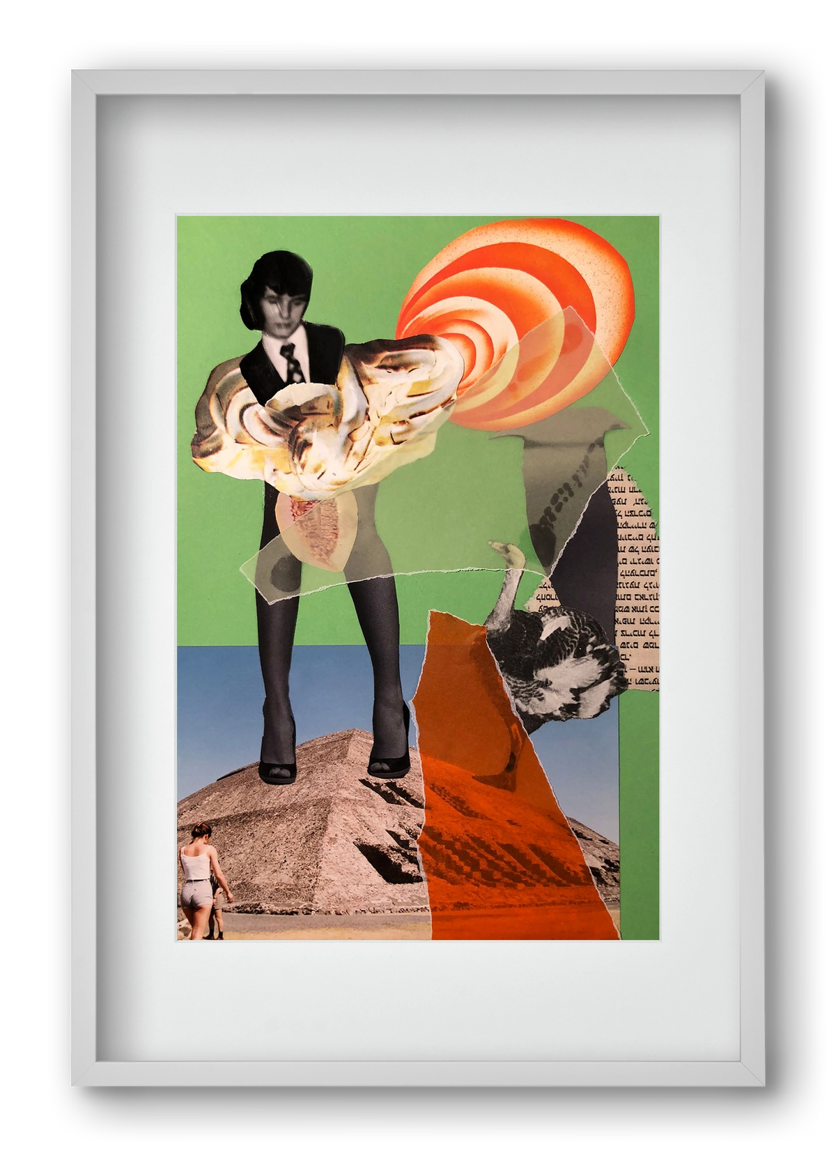 Can I come, 40x60 cm (30x45 cm), Fehér keret, paszpartuval