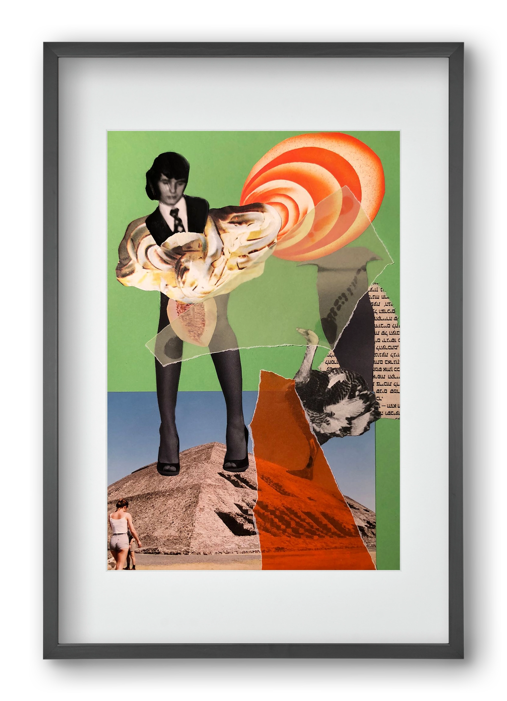 Can I come, 40x60 cm (30x45 cm), Fekete keret, paszpartuval