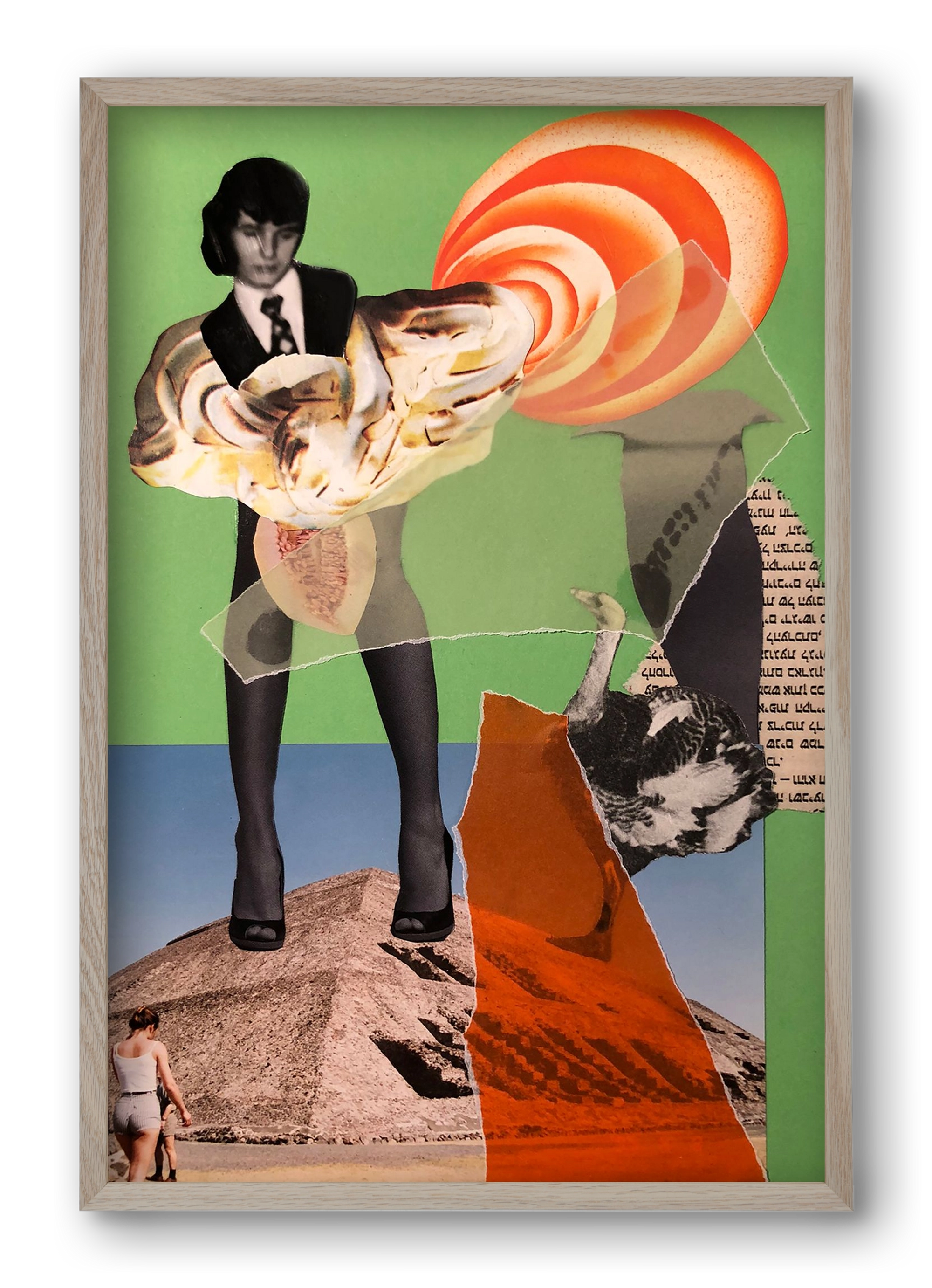 Can I come, 40x60 cm (40x60 cm), Tölgy keret