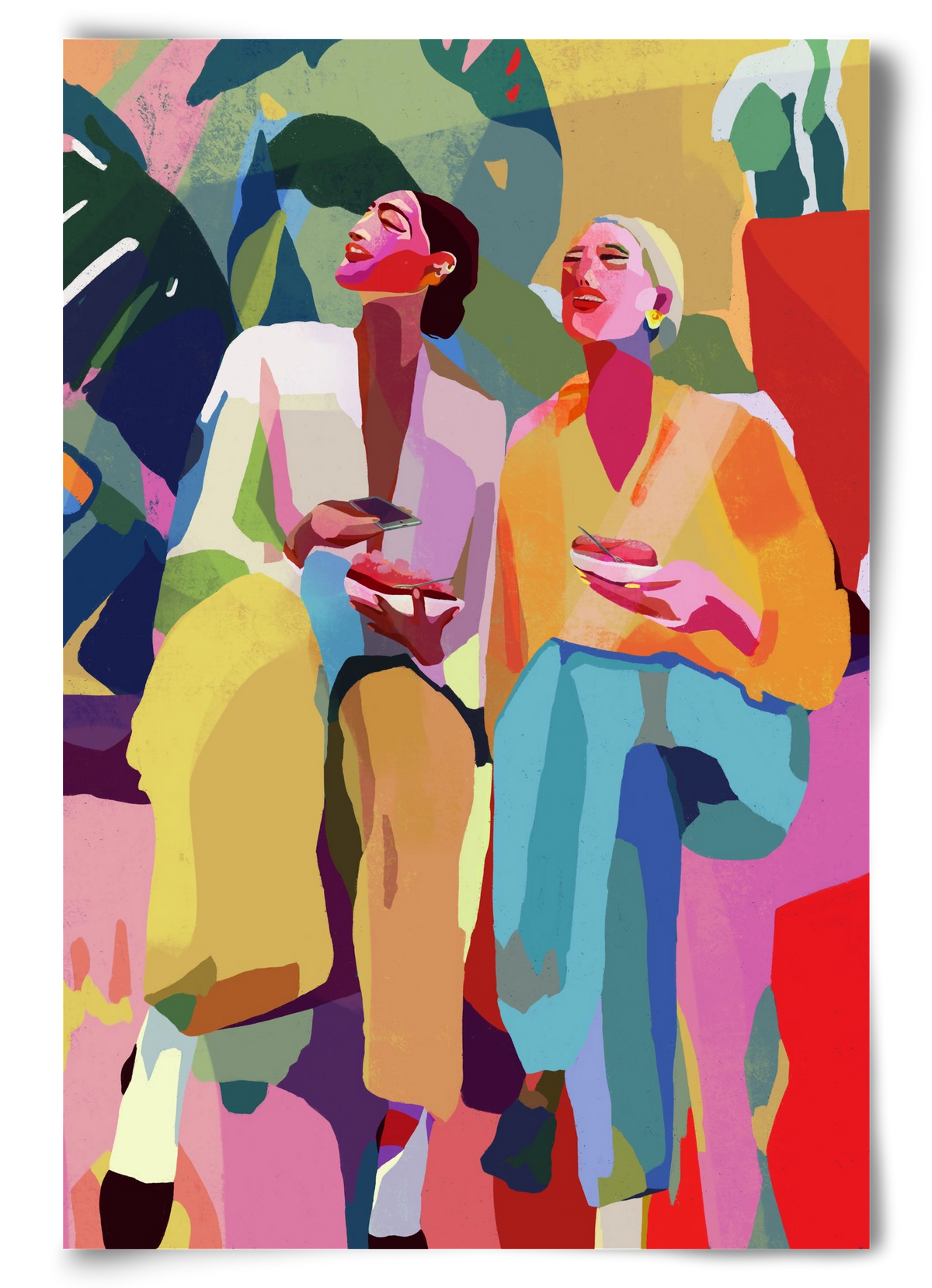 Friendship, 60x90 cm, Keret nélkül