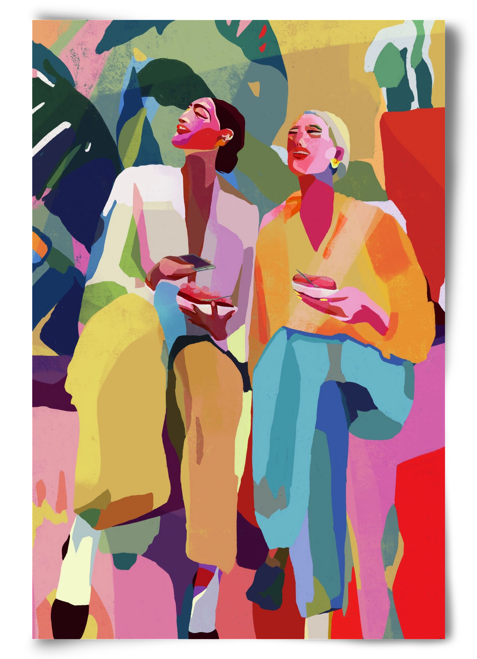 Friendship, 60x90 cm, Keret nélkül