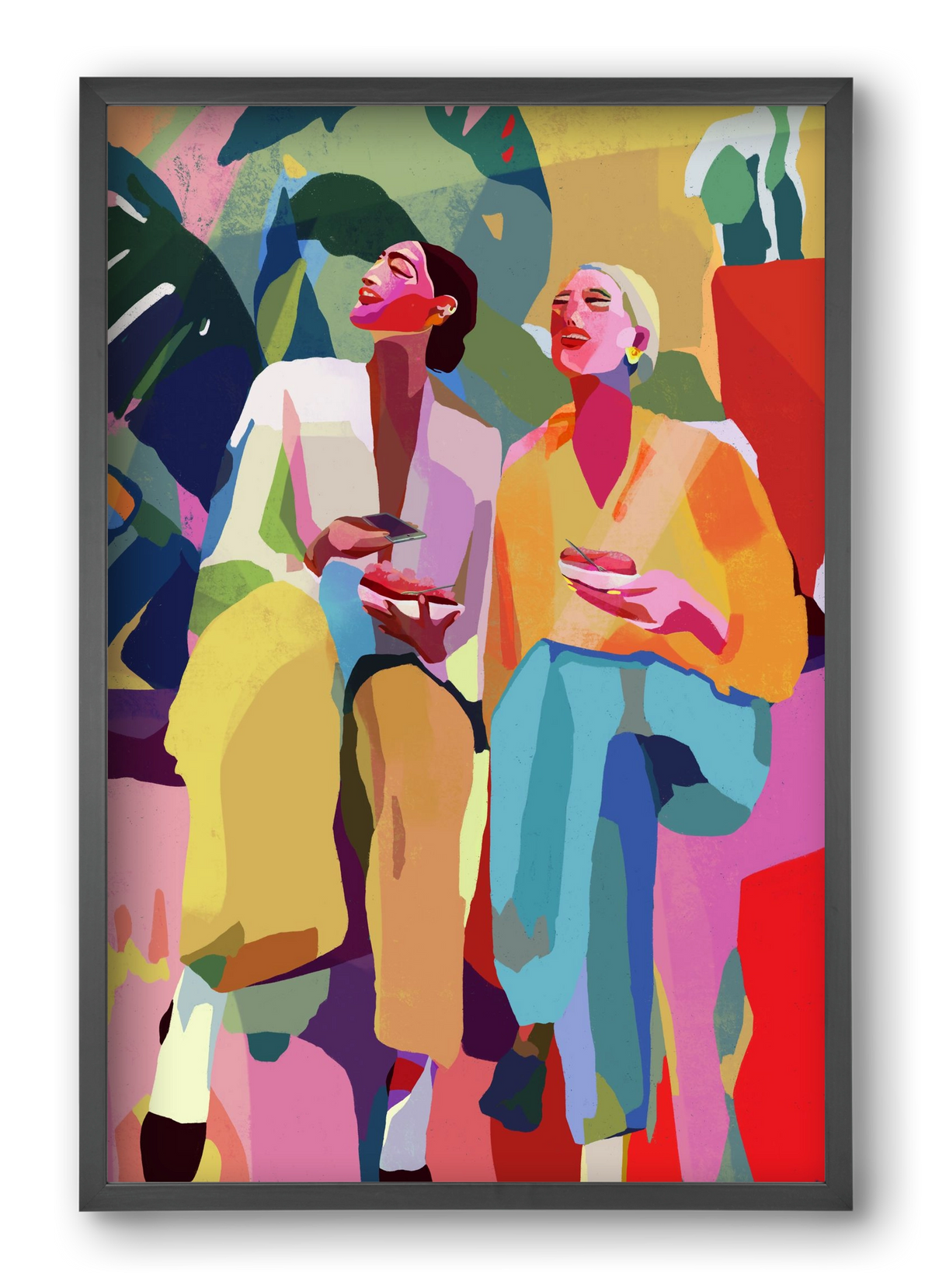 Friendship, 40x60 cm (40x60 cm), Fekete keret