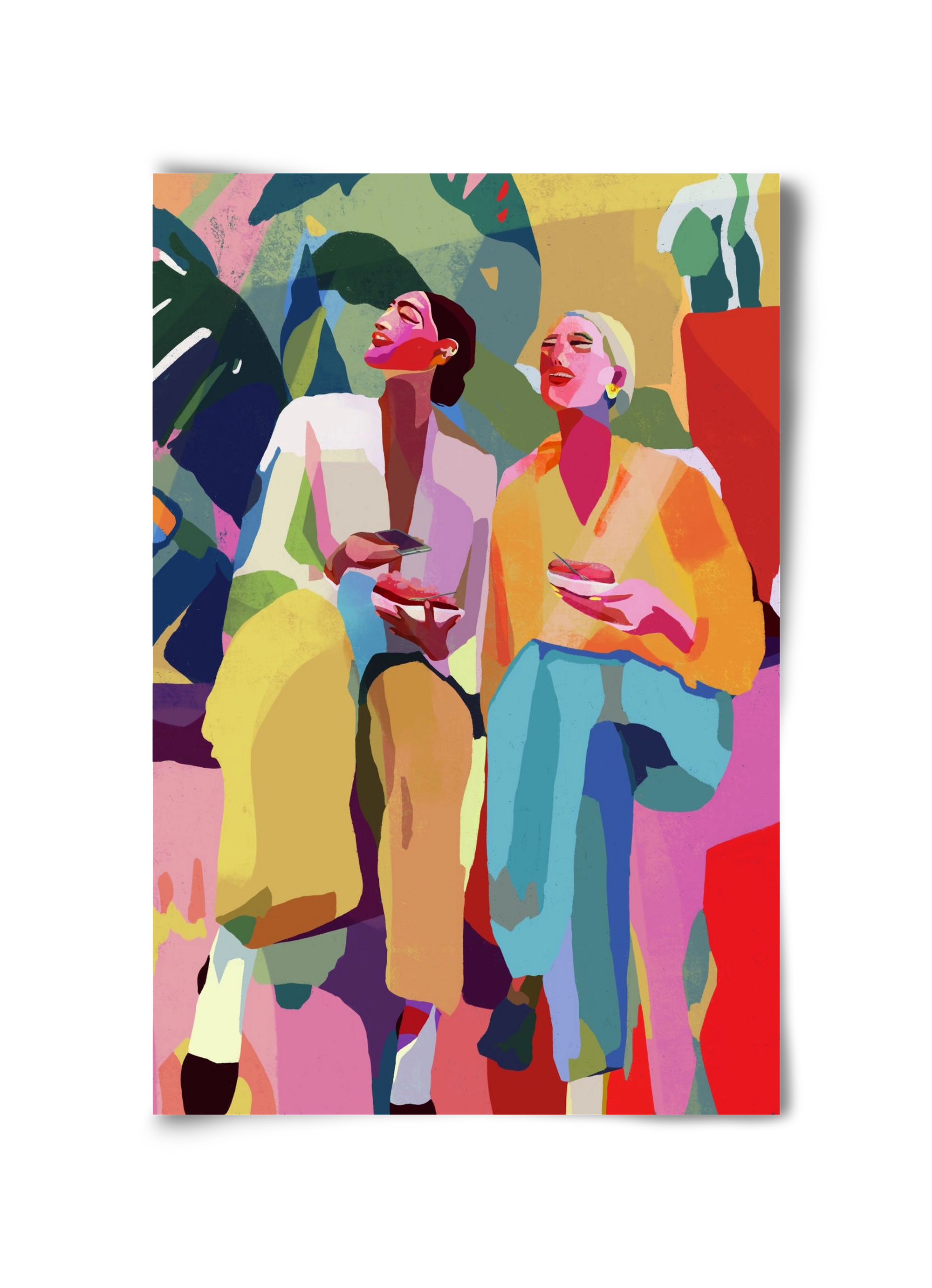 Friendship, 30x45 cm, Keret nélkül