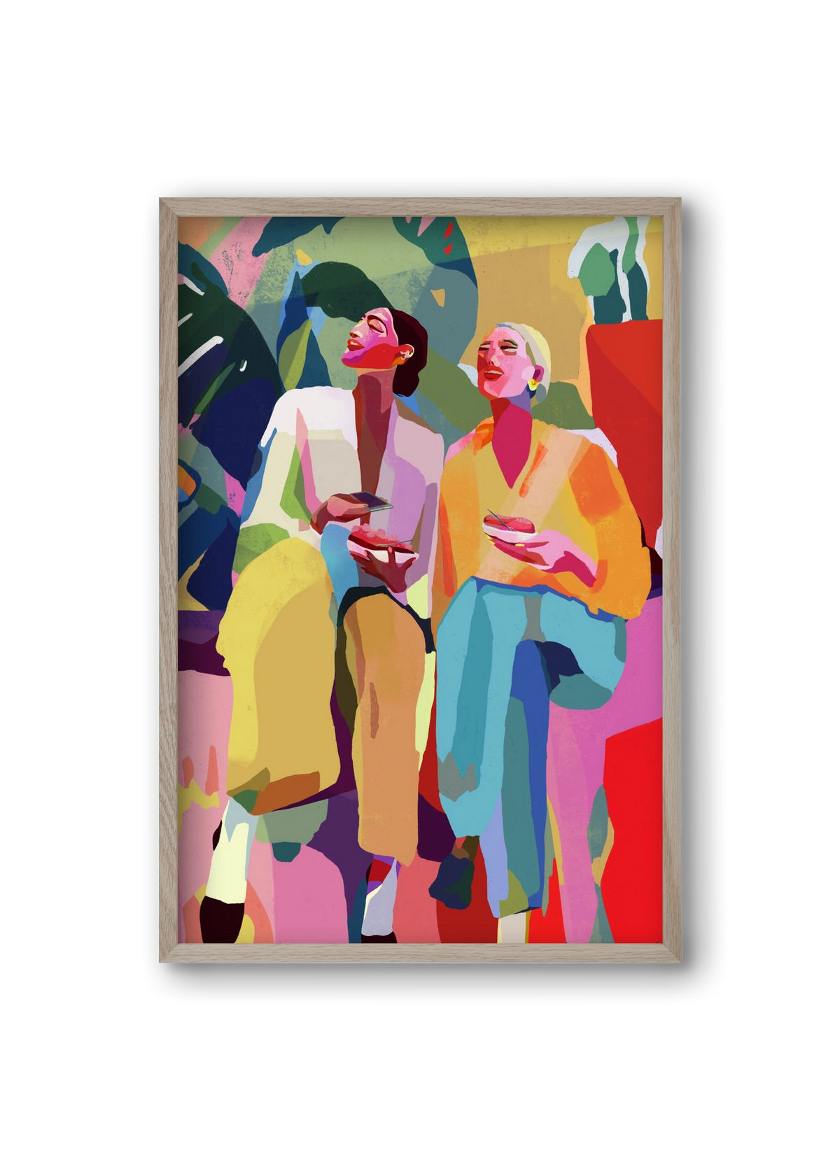 Friendship, 20x30 cm (20x30 cm), Tölgy keret