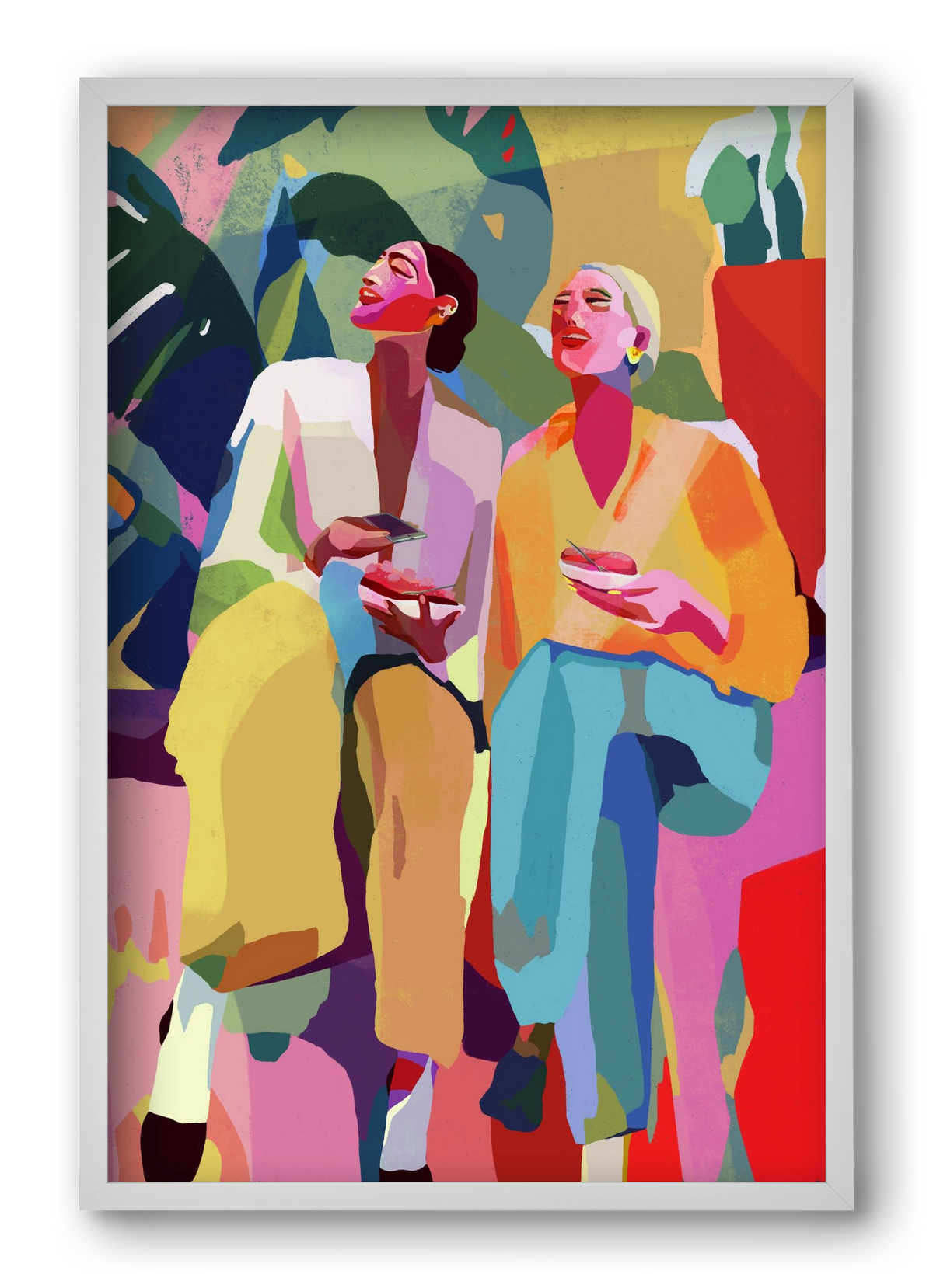 Friendship, 40x60 cm (40x60 cm), Fehér keret