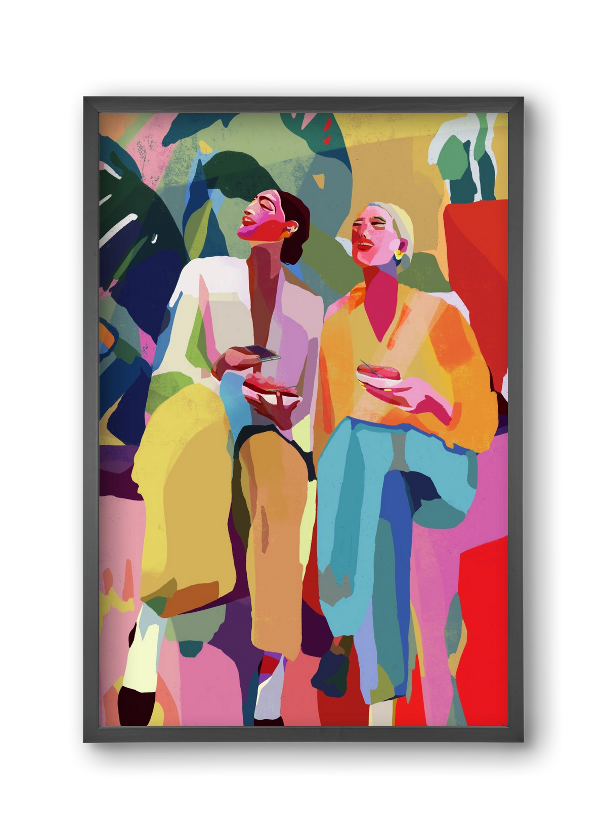 Friendship, 30x45 cm (30x45 cm), Fekete keret