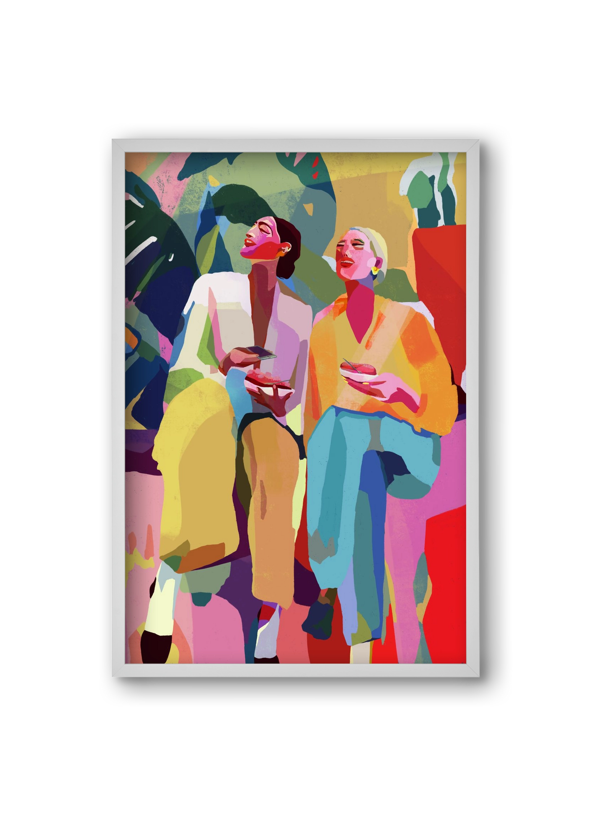 Friendship, 20x30 cm (20x30 cm), Fehér keret