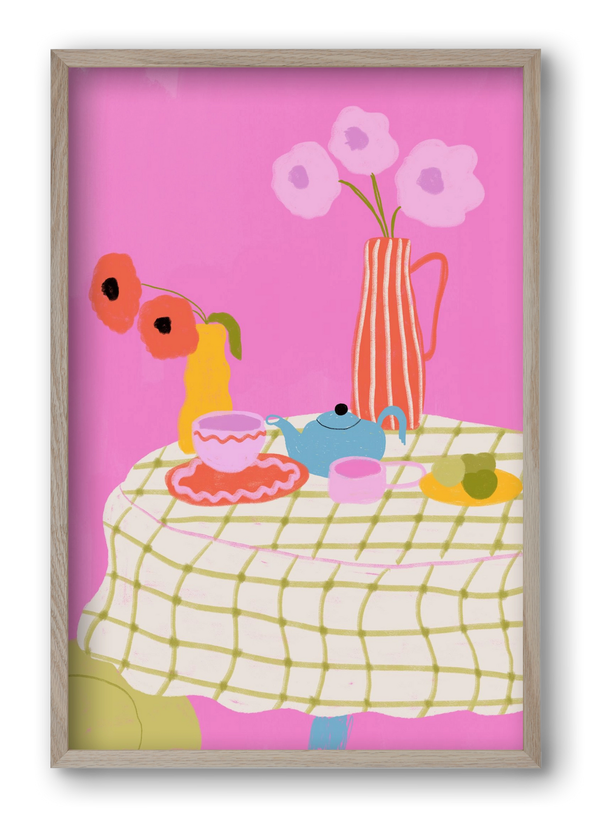 Still Life , 40x60 cm (40x60 cm), Tölgy keret