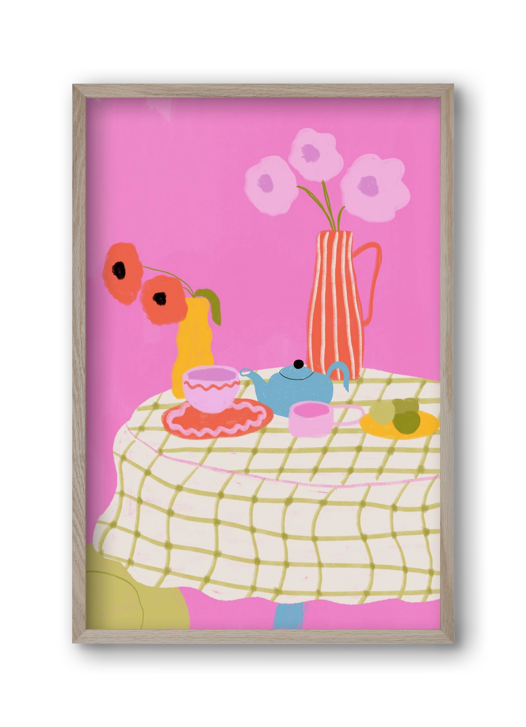 Still Life , 30x45 cm (30x45 cm), Tölgy keret