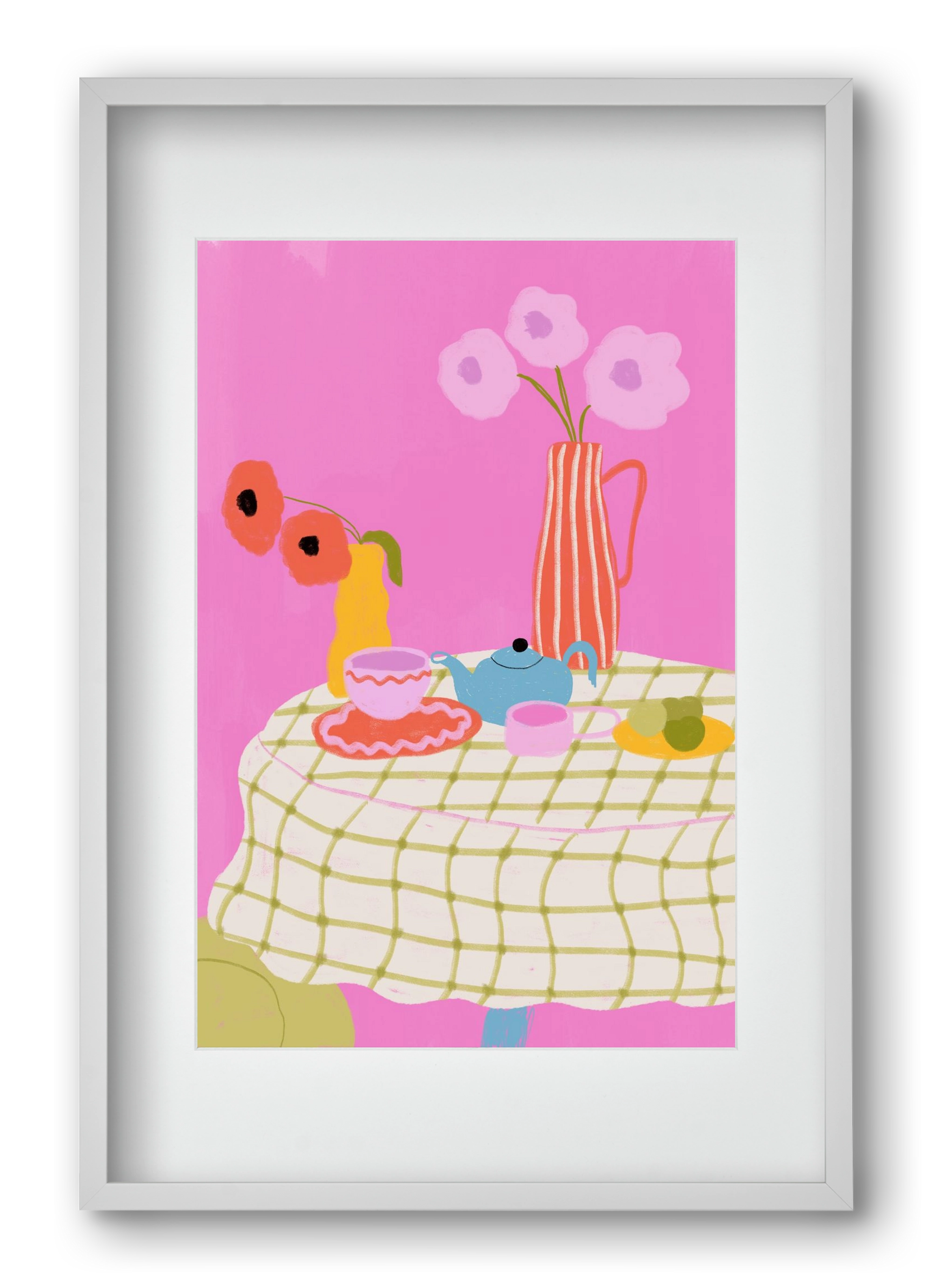 Still Life , 40x60 cm (30x45 cm), Fehér keret, paszpartuval