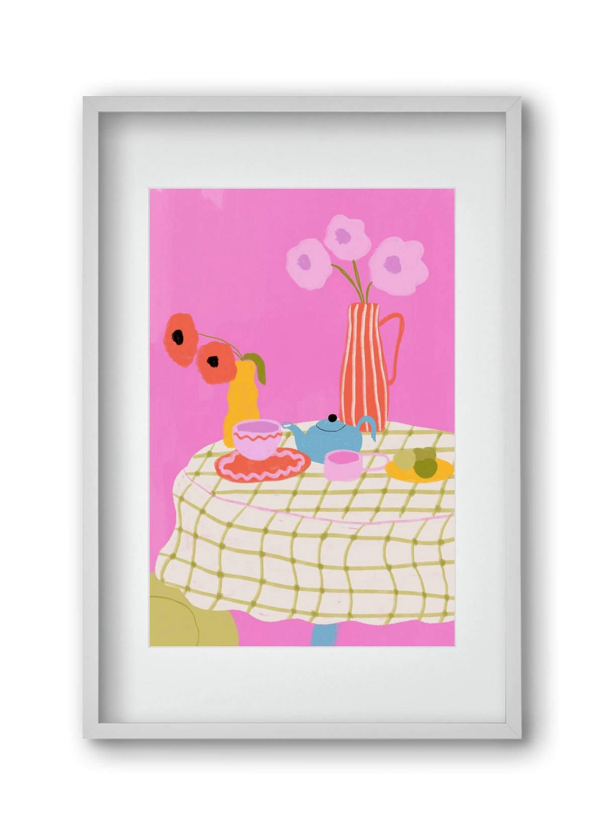 Still Life , 30x45 cm (20x30 cm), Fehér keret, paszpartuval