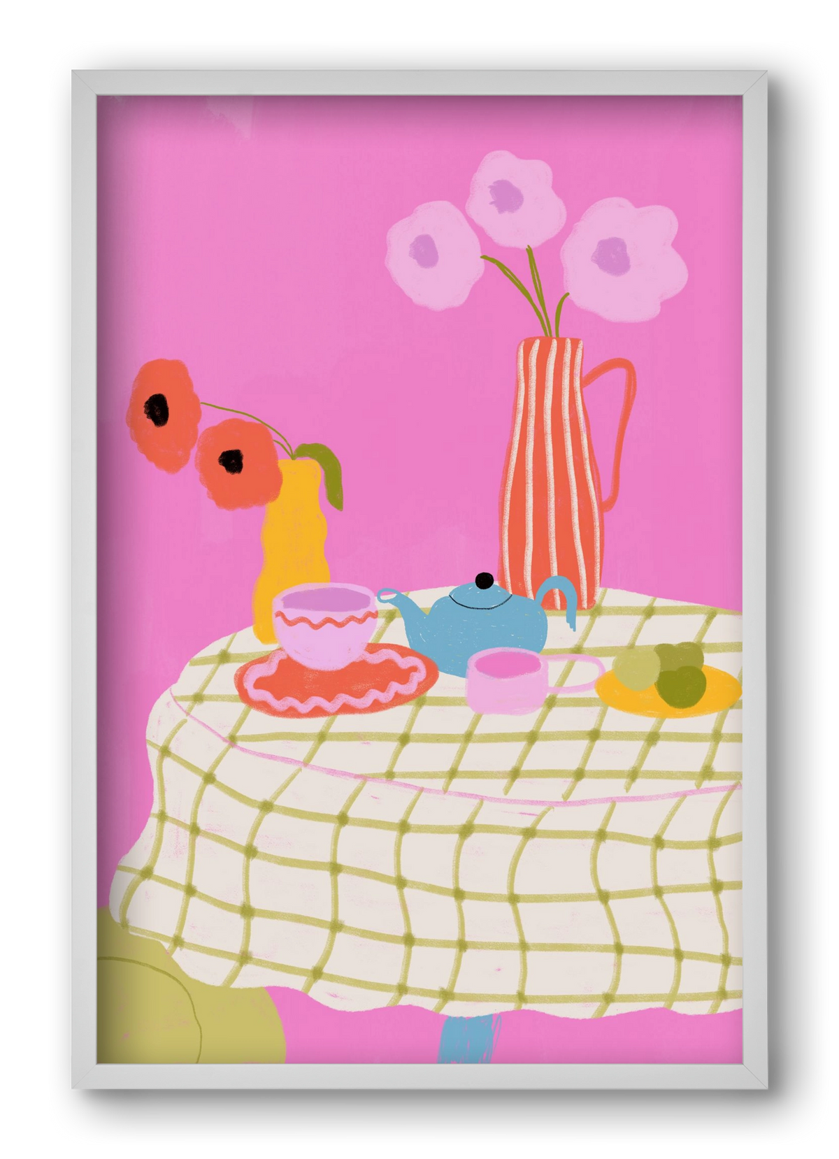 Still Life , 40x60 cm (40x60 cm), Fehér keret