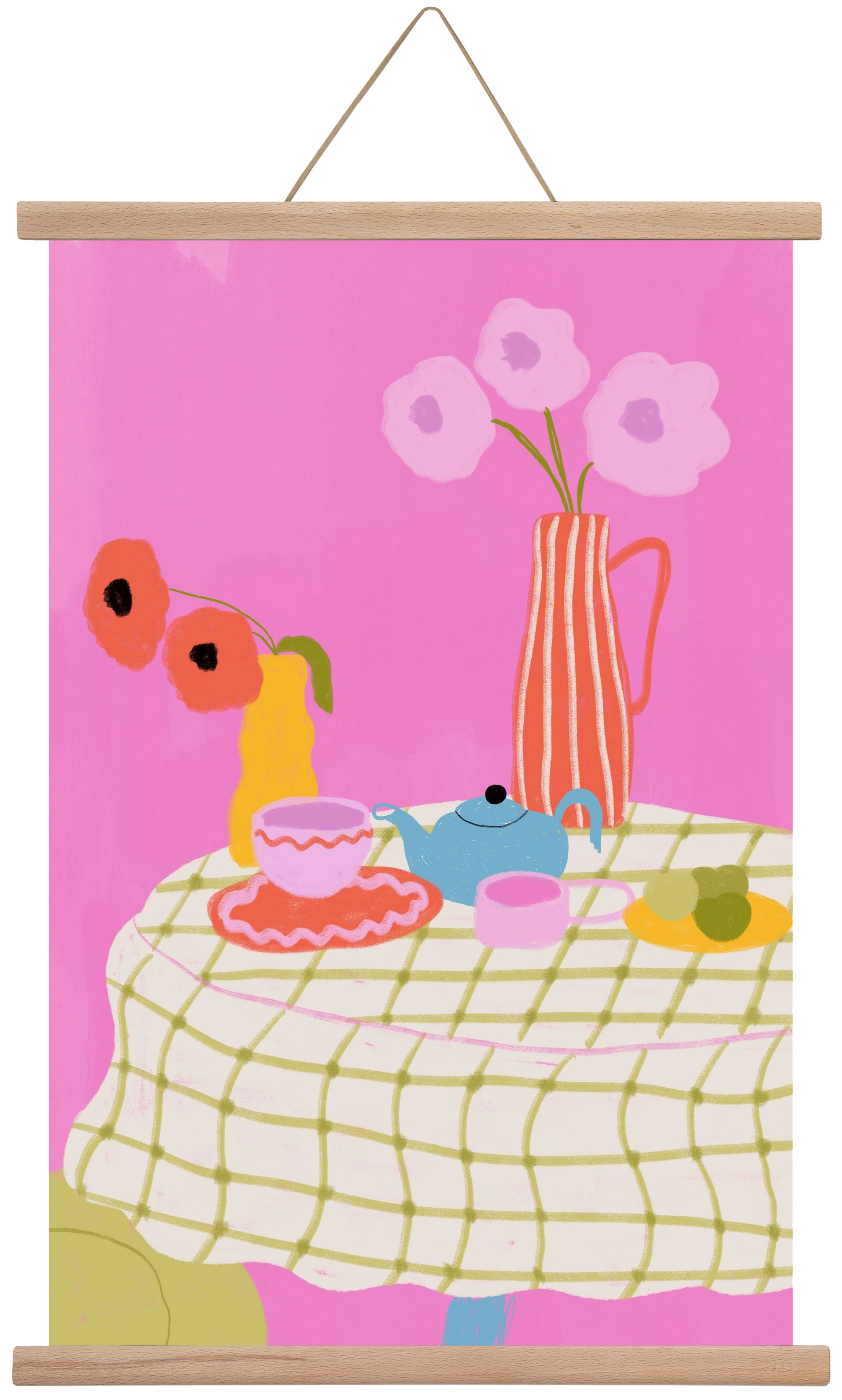 Still Life , 40x60 cm (40x60 cm), Tölgy akasztó