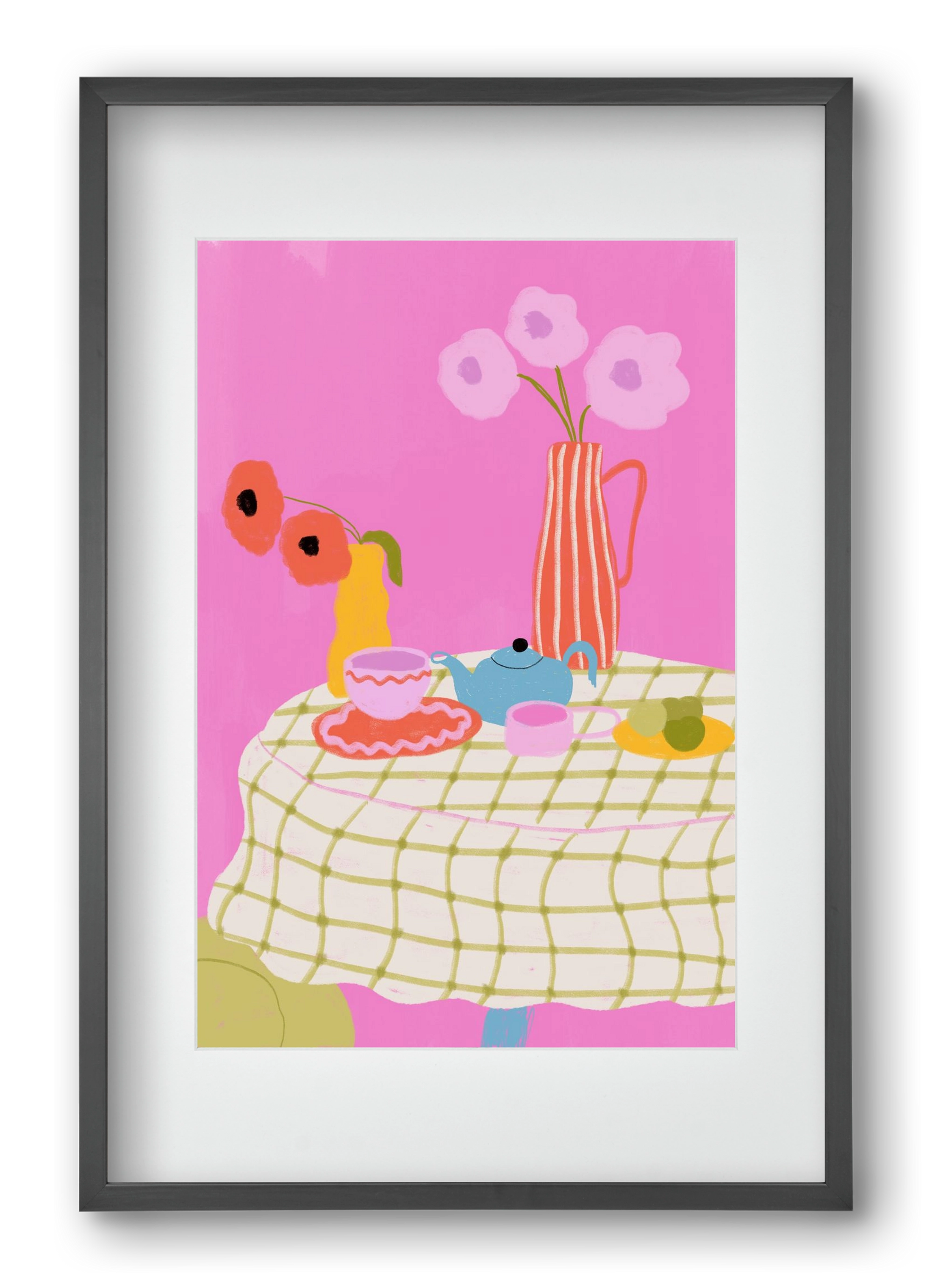 Still Life , 40x60 cm (30x45 cm), Fekete keret, paszpartuval