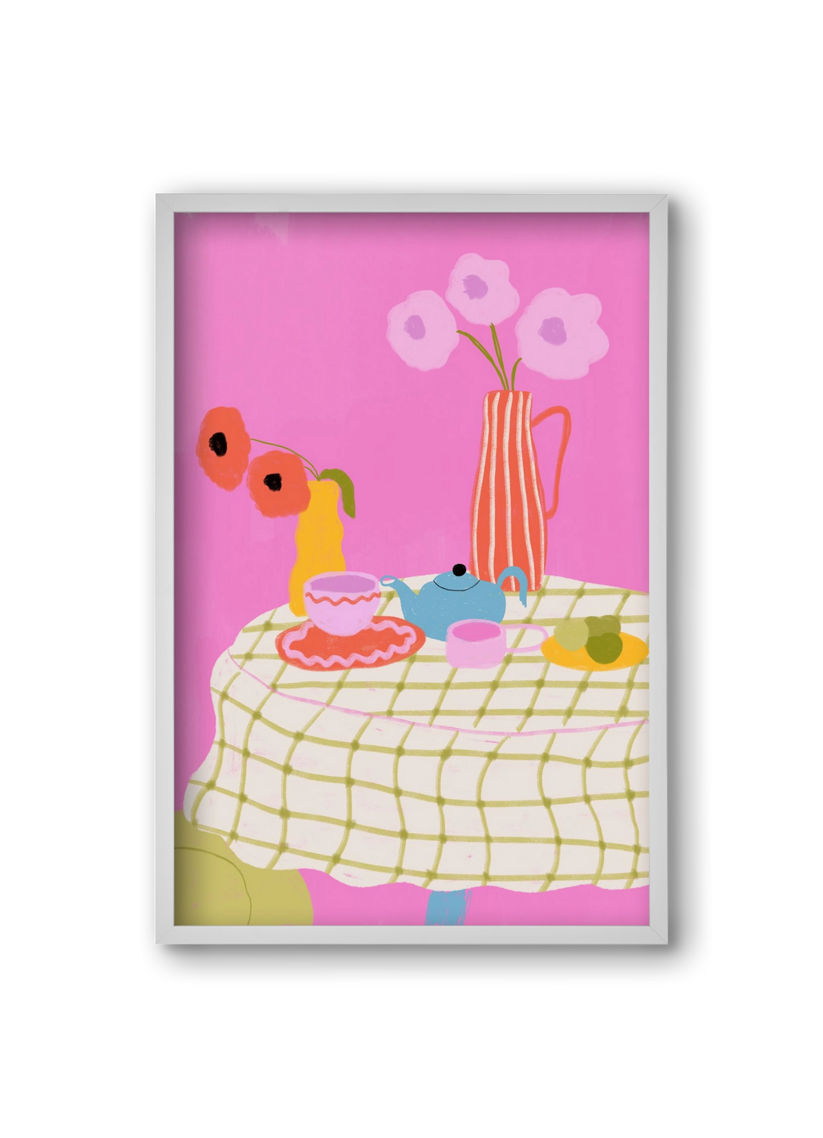 Still Life , 20x30 cm (20x30 cm), Fehér keret