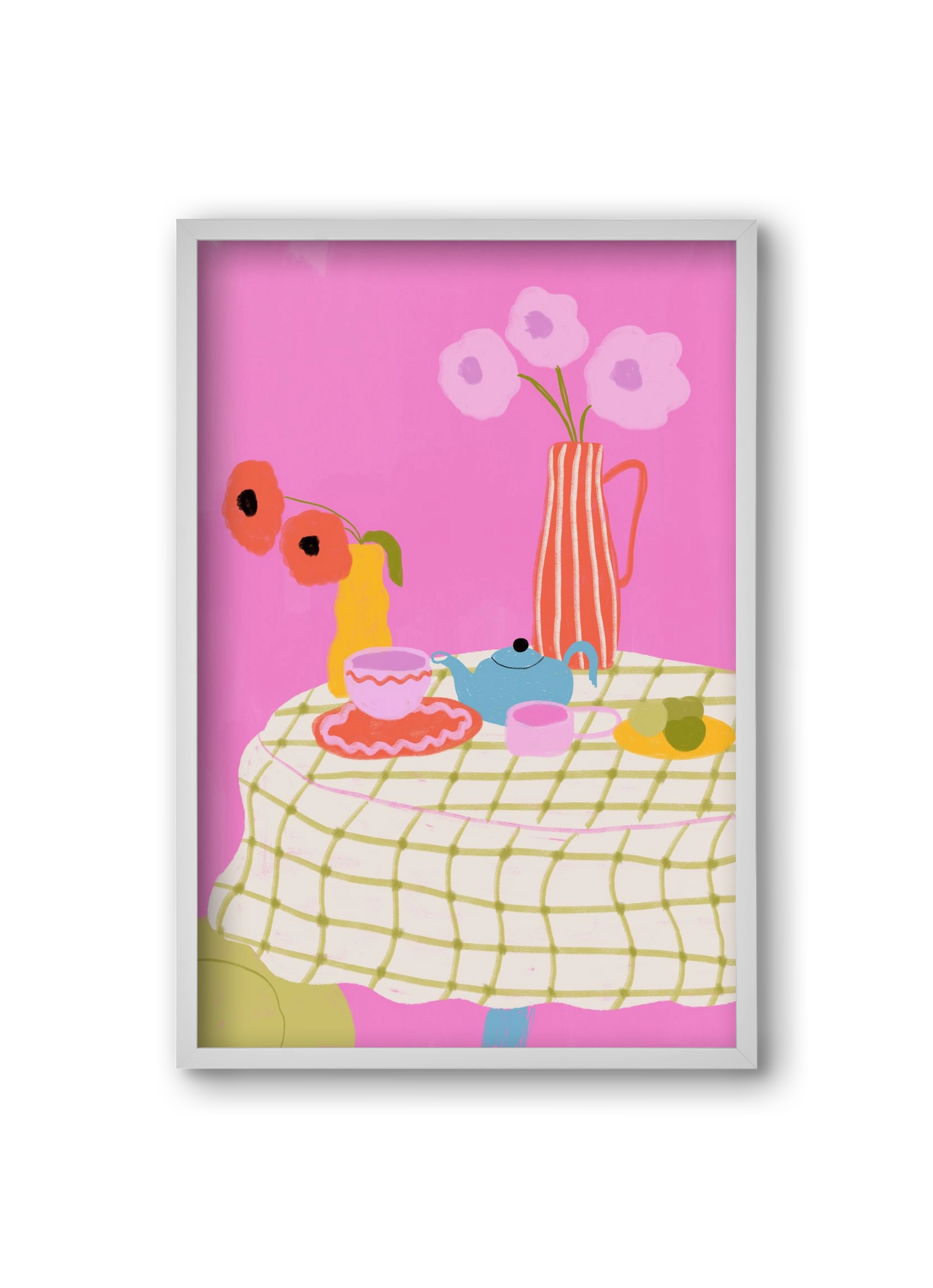 Still Life , 20x30 cm (20x30 cm), Fehér keret