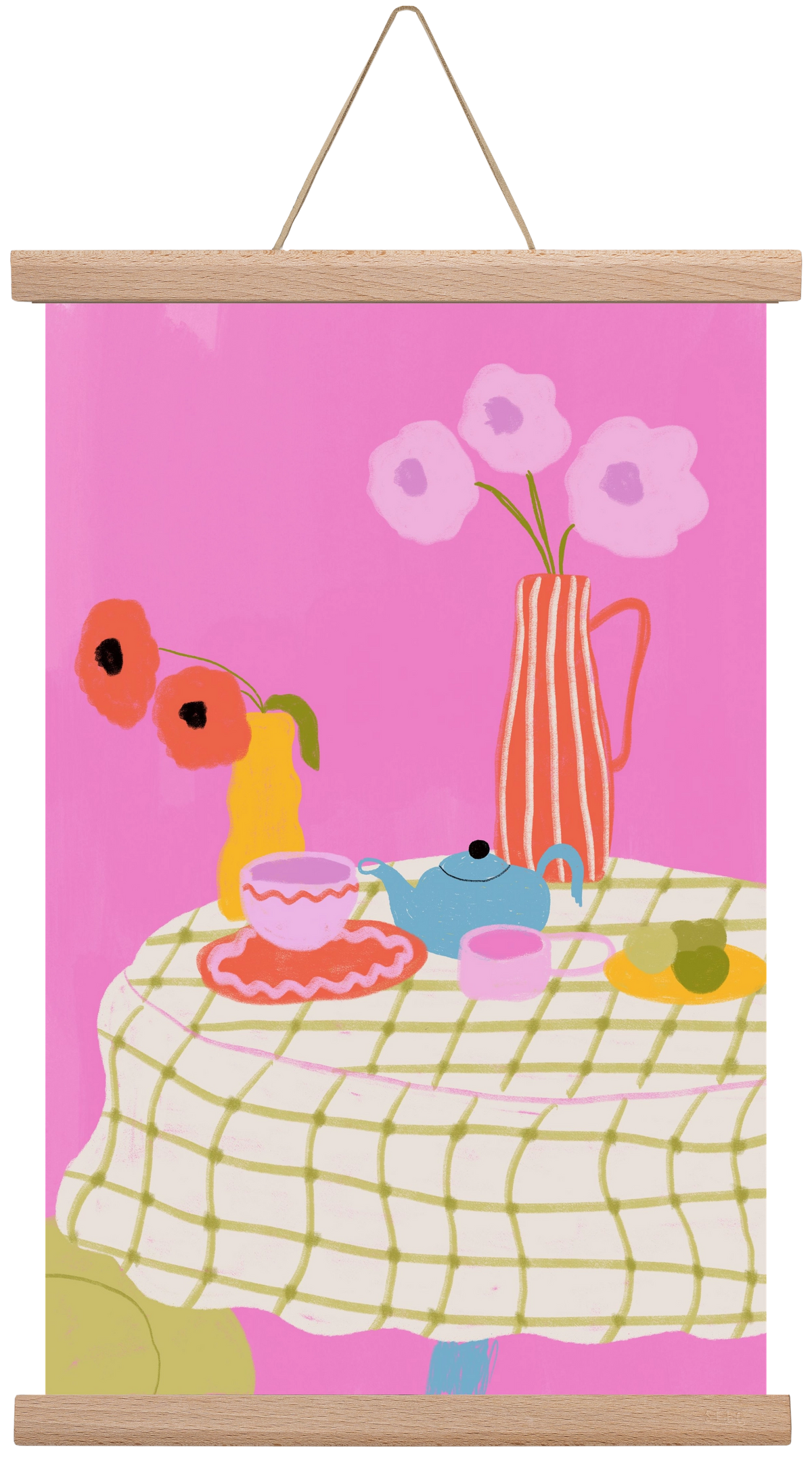 Still Life , 30x45 cm (30x45 cm), Tölgy akasztó