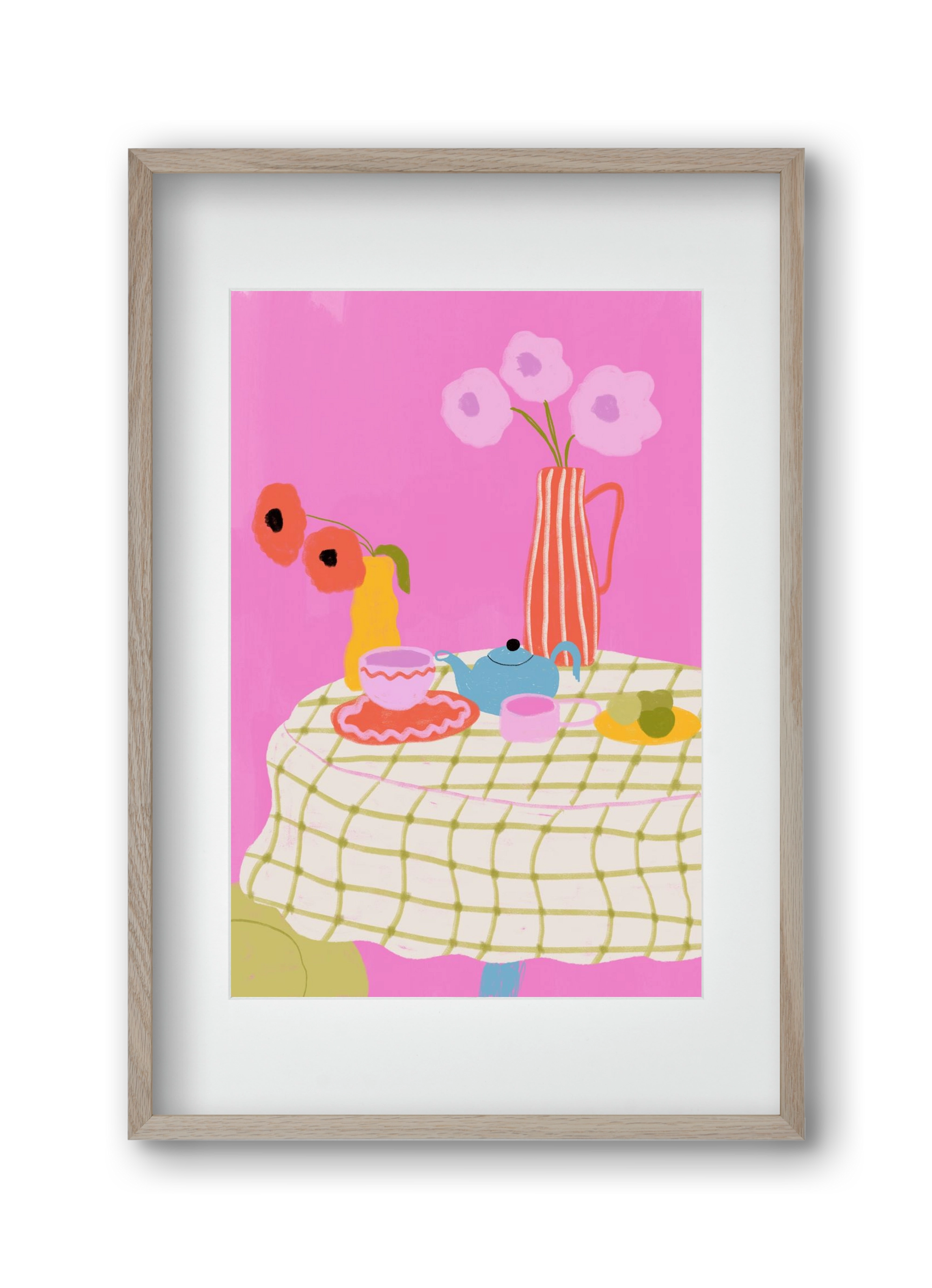 Still Life , 30x45 cm (20x30 cm), Tölgy keret, paszpartuval