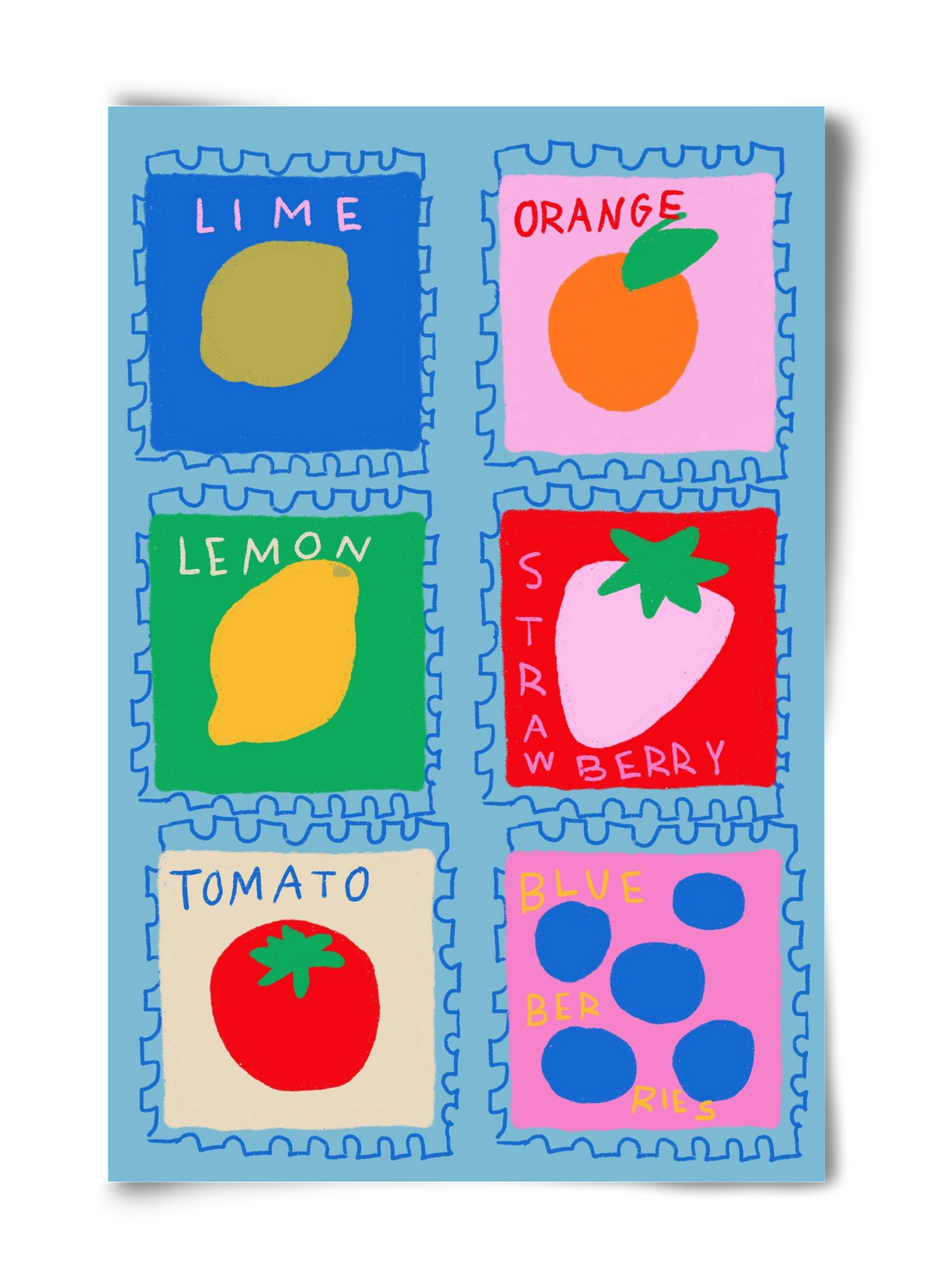 Summer Fruits , 40x60 cm, Keret nélkül