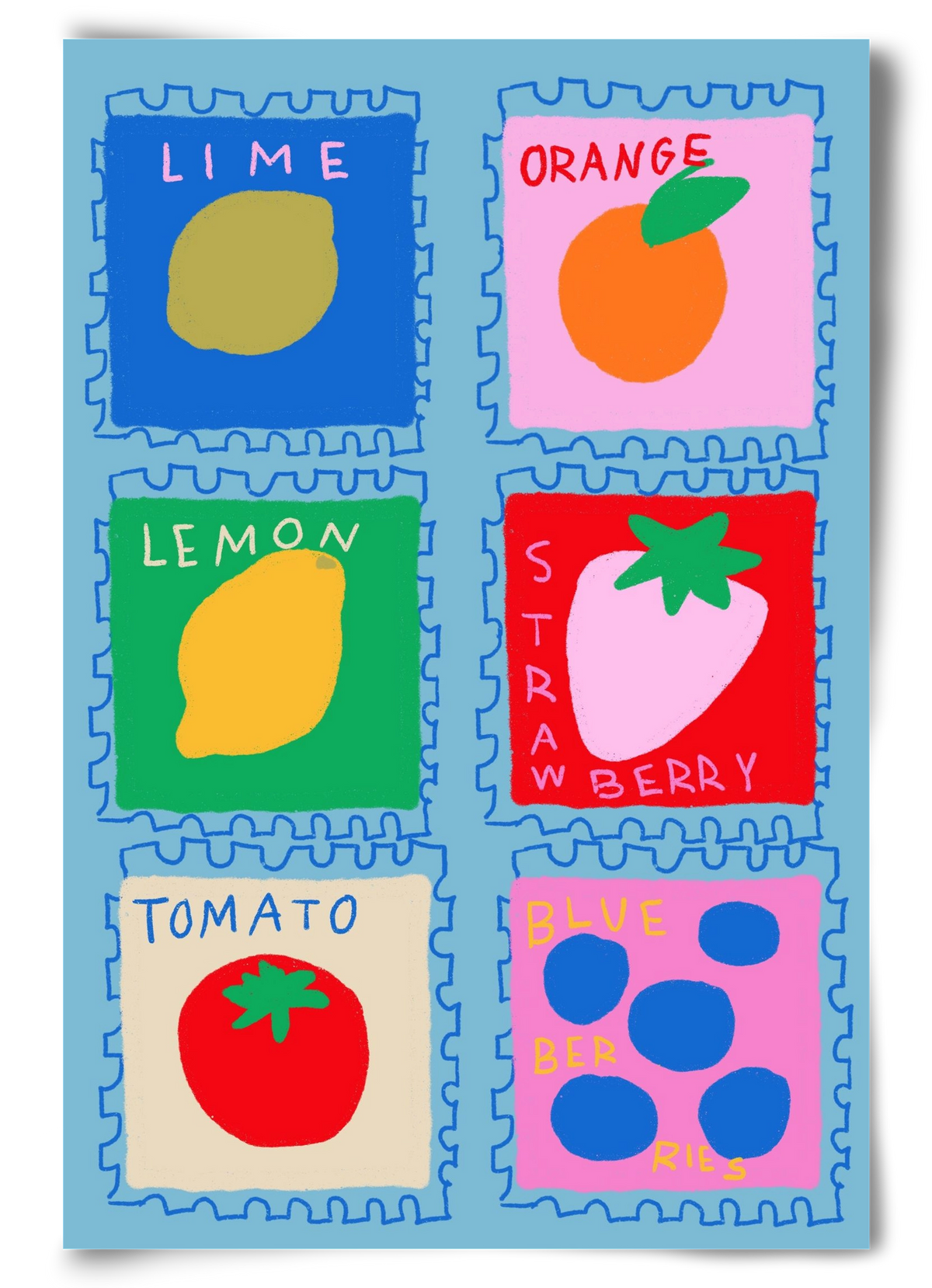 Summer Fruits , 60x90 cm, Keret nélkül