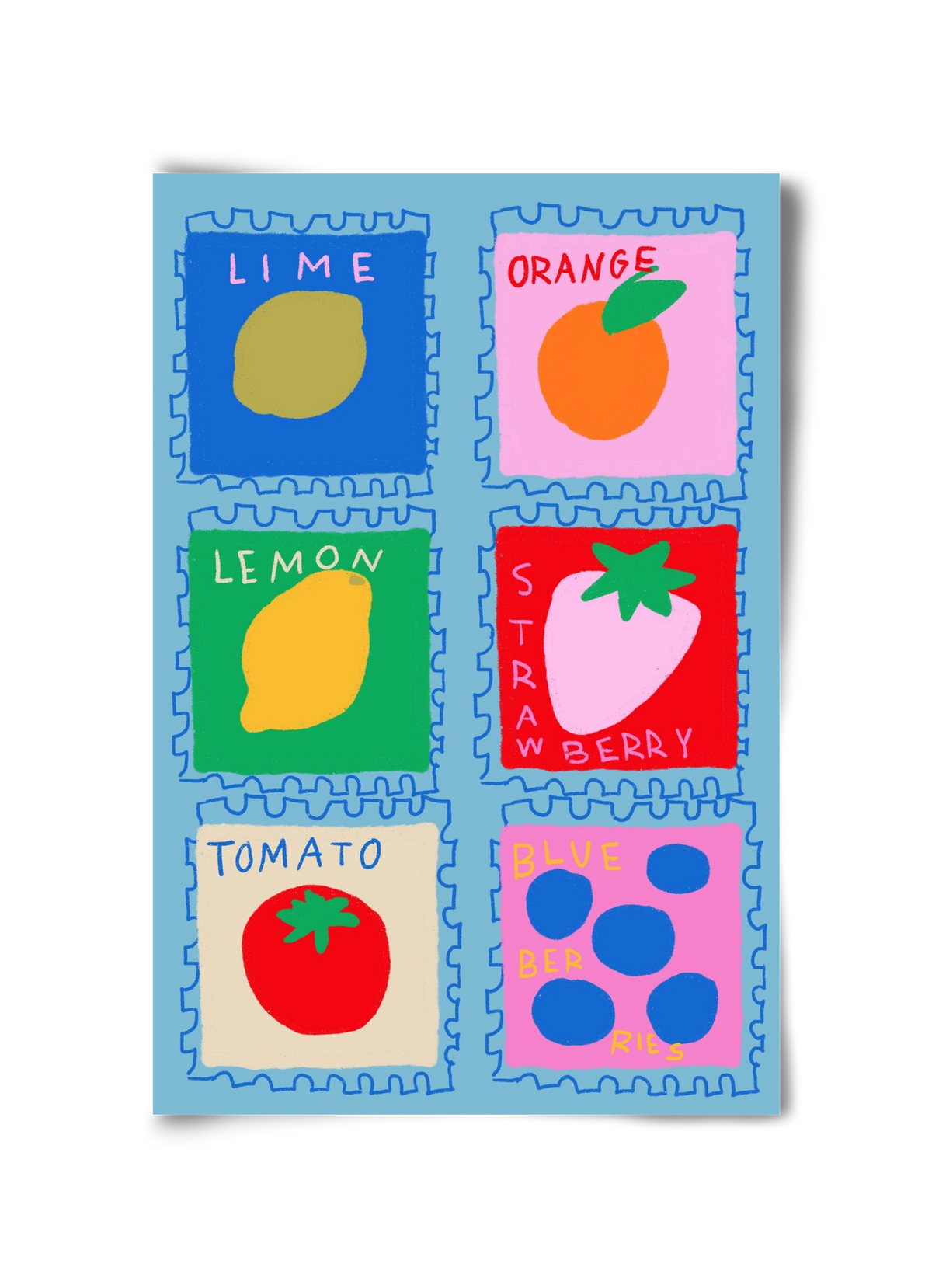 Summer Fruits , 30x45 cm, Keret nélkül