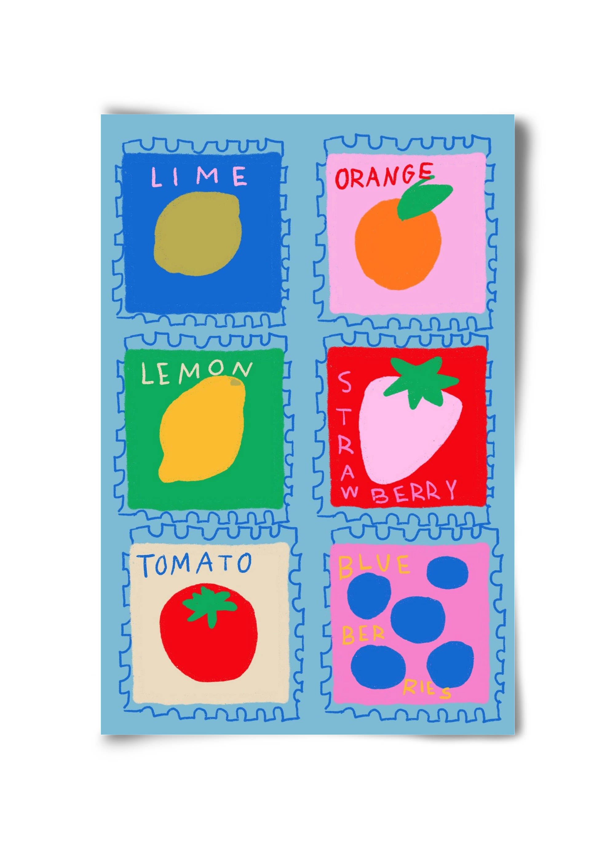 Summer Fruits , 30x45 cm, Keret nélkül