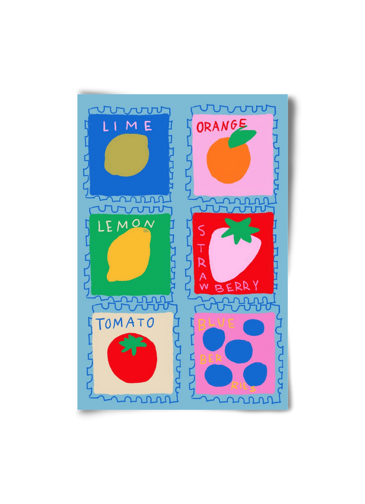 Summer Fruits , 20x30 cm, Keret nélkül