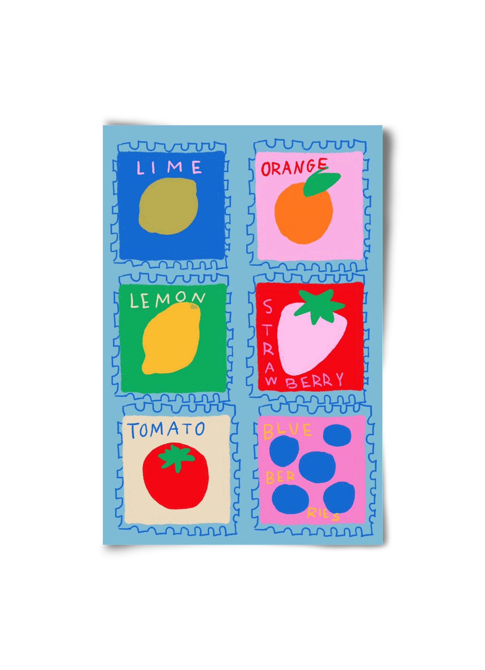 Summer Fruits , 20x30 cm, Keret nélkül