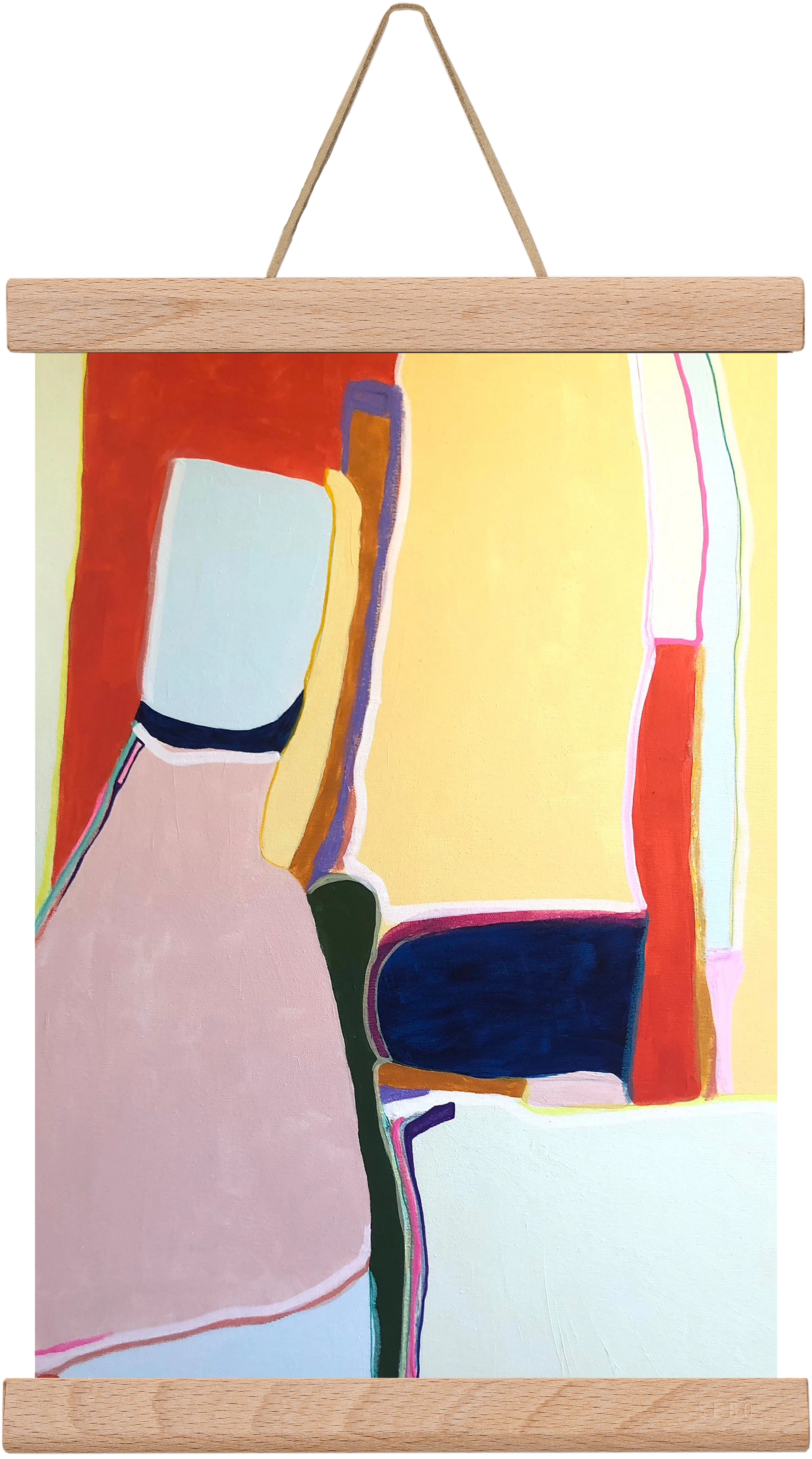 Louise got it, 20x30 cm (20x30 cm), Tölgy akasztó