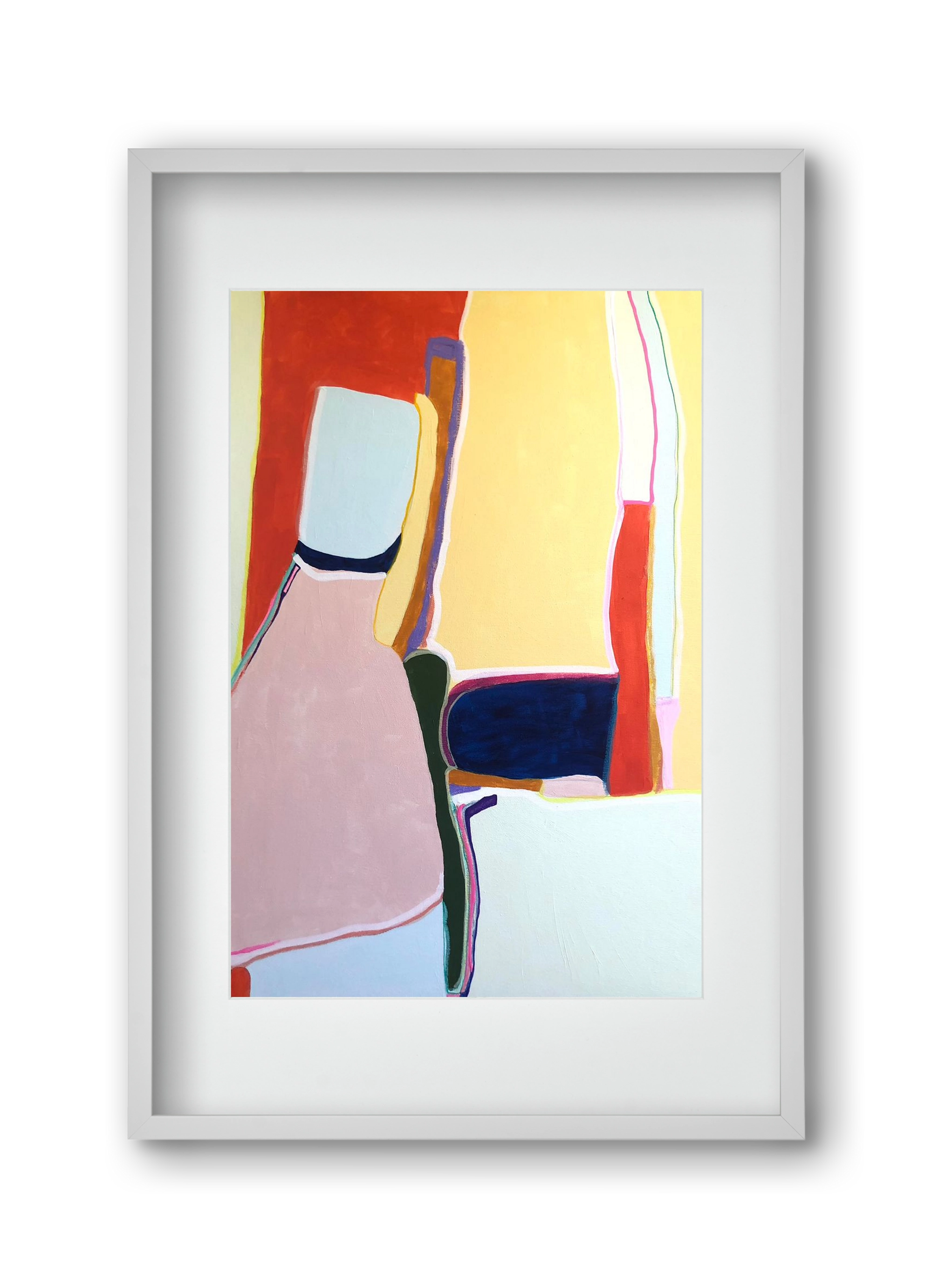 Louise got it, 30x45 cm (20x30 cm), Fehér keret, paszpartuval