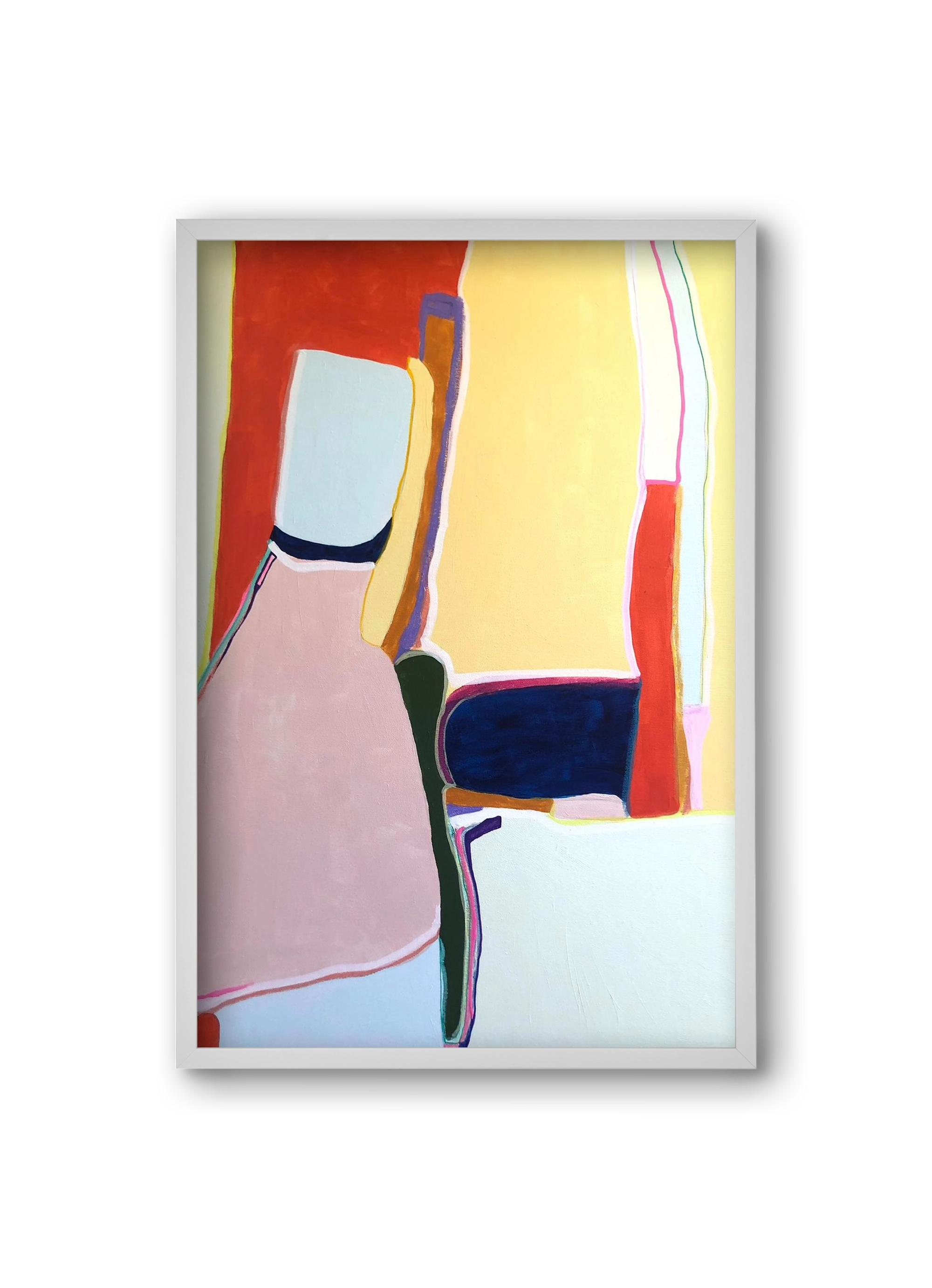 Louise got it, 20x30 cm (20x30 cm), Fehér keret