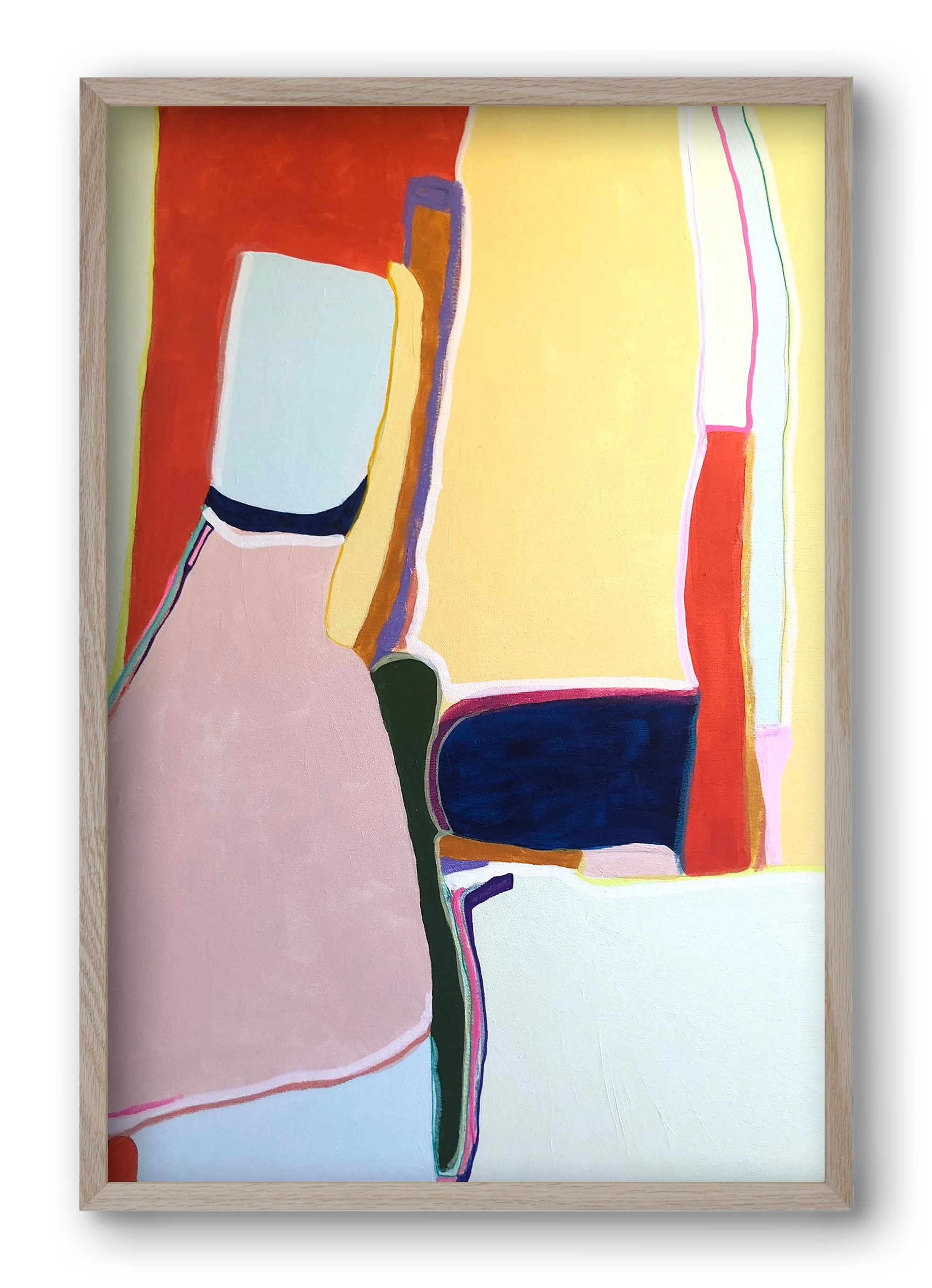 Louise got it, 40x60 cm (40x60 cm), Tölgy keret